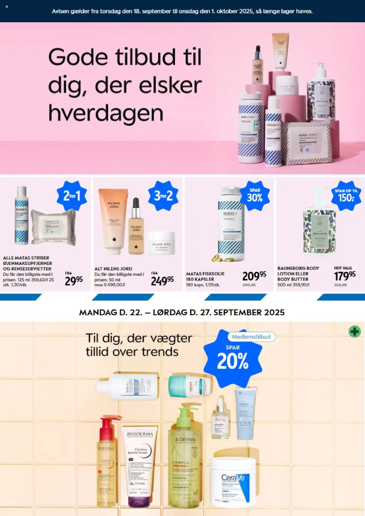 Matas tilbudsavis – gyldig fra 18.09.2025 | Side: 1