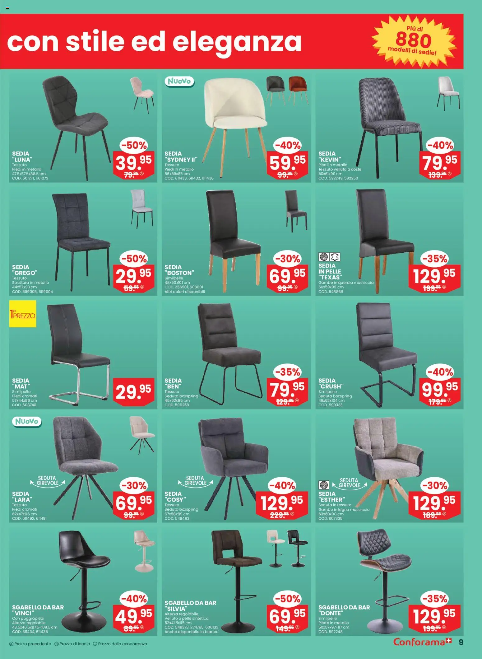 Conforama Aktionen Mobili e Materassi – gültig ab 28.01.2026 | Seite: 9