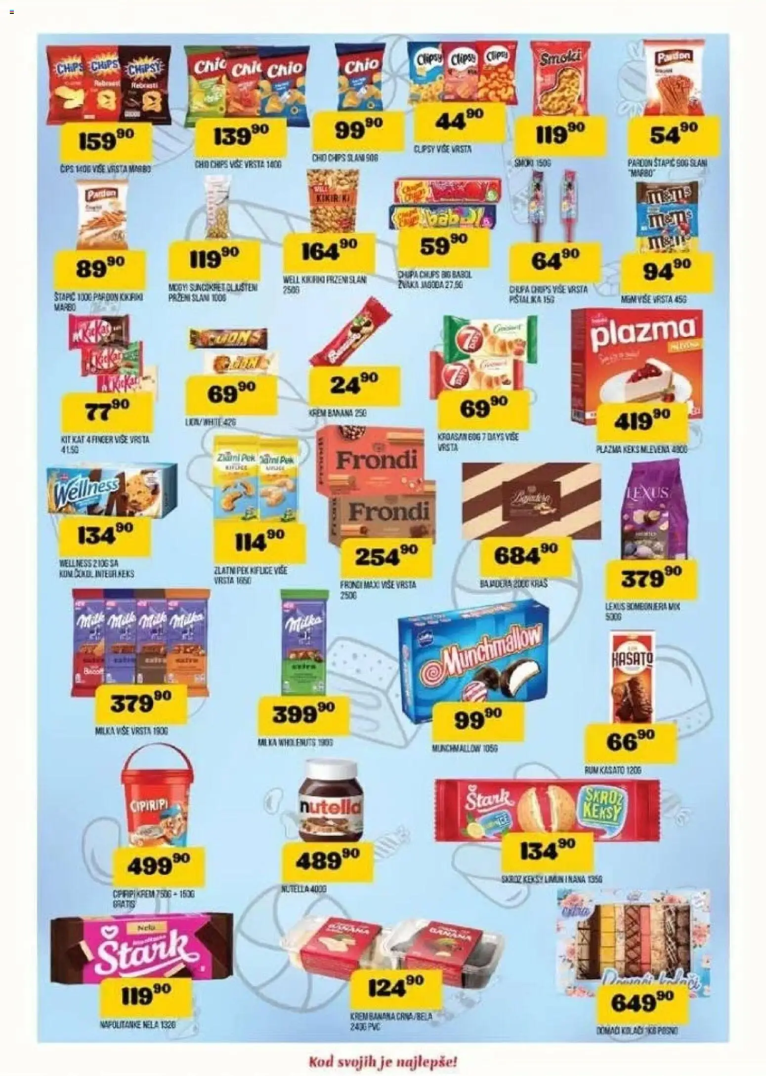 VP Dima katalog - važi od 20.11.2025 | Strana: 10 | Proizvode: Milka, Plazma, Kroasan, Nutella