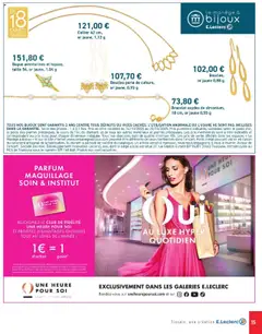 E.Leclerc - Prévisualisation de Bracelet oxydes de zirconium, 18 cm, or jaune 0,55 g valide à partir de 14.10.2025 | Page: 15 | Produits: Parfum, Panier, Bague, Bijoux