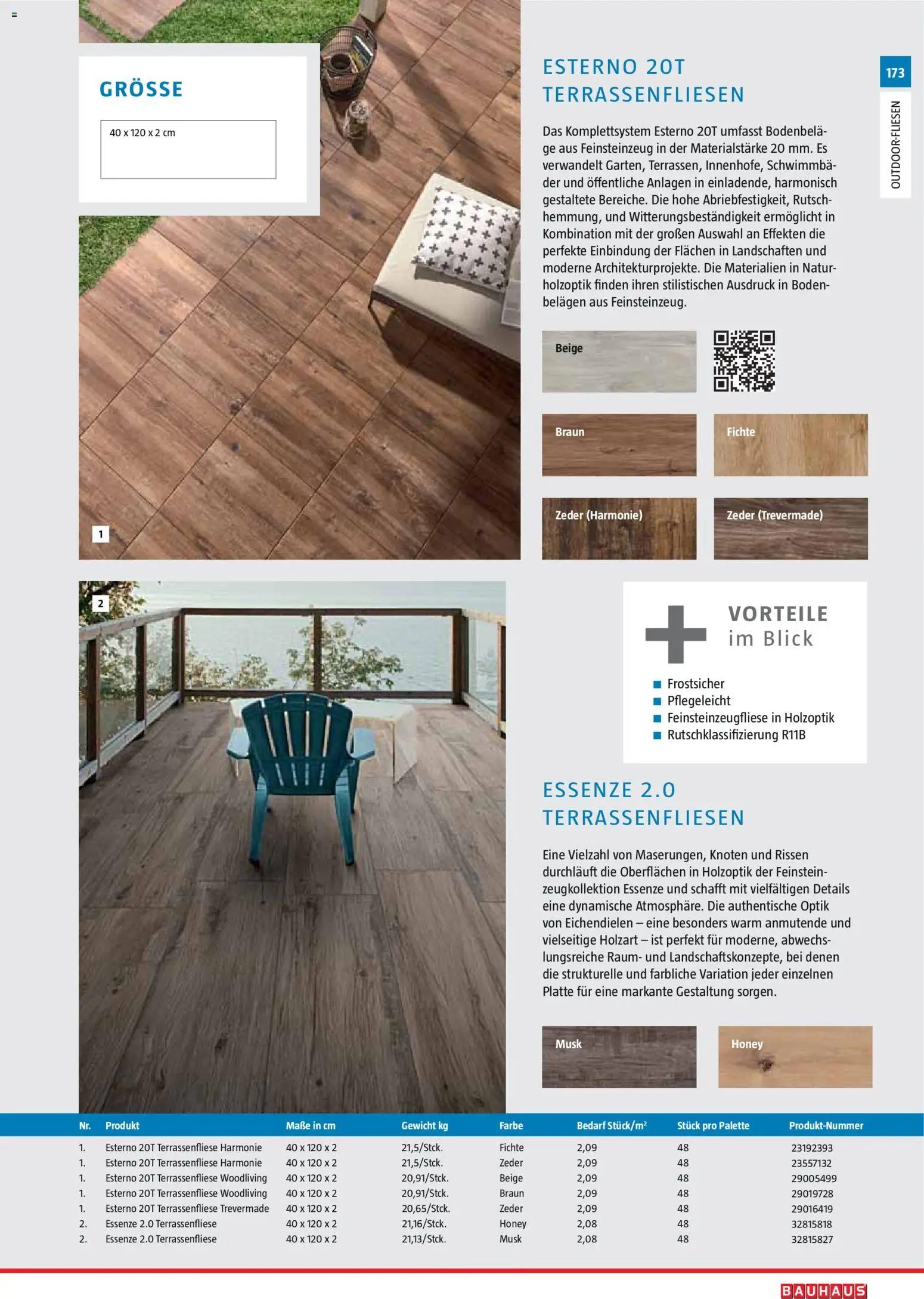 Bauhaus Gartenbaumaterialien 2026 – gültig ab 02.03.2026 | Seite: 173 | Produkte: Gewicht