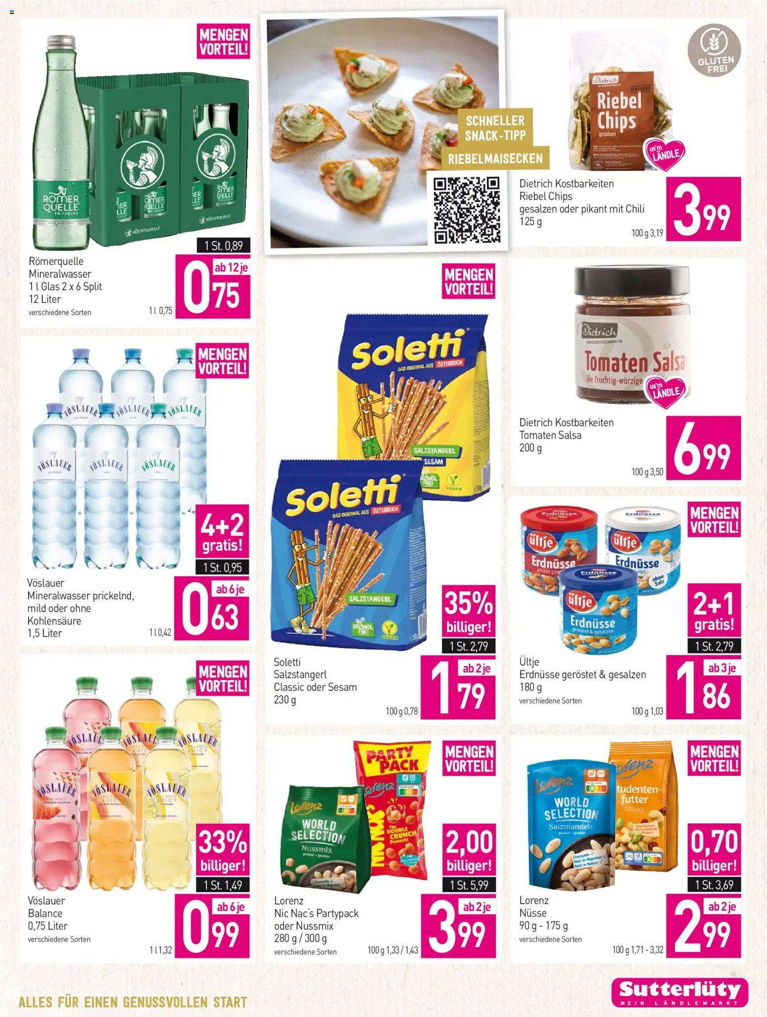Sutterlüty Flugblatt gültig ab 27.12.2025 | Seite: 23 | Produkte: Chips, Chili, Папионка, Tomaten