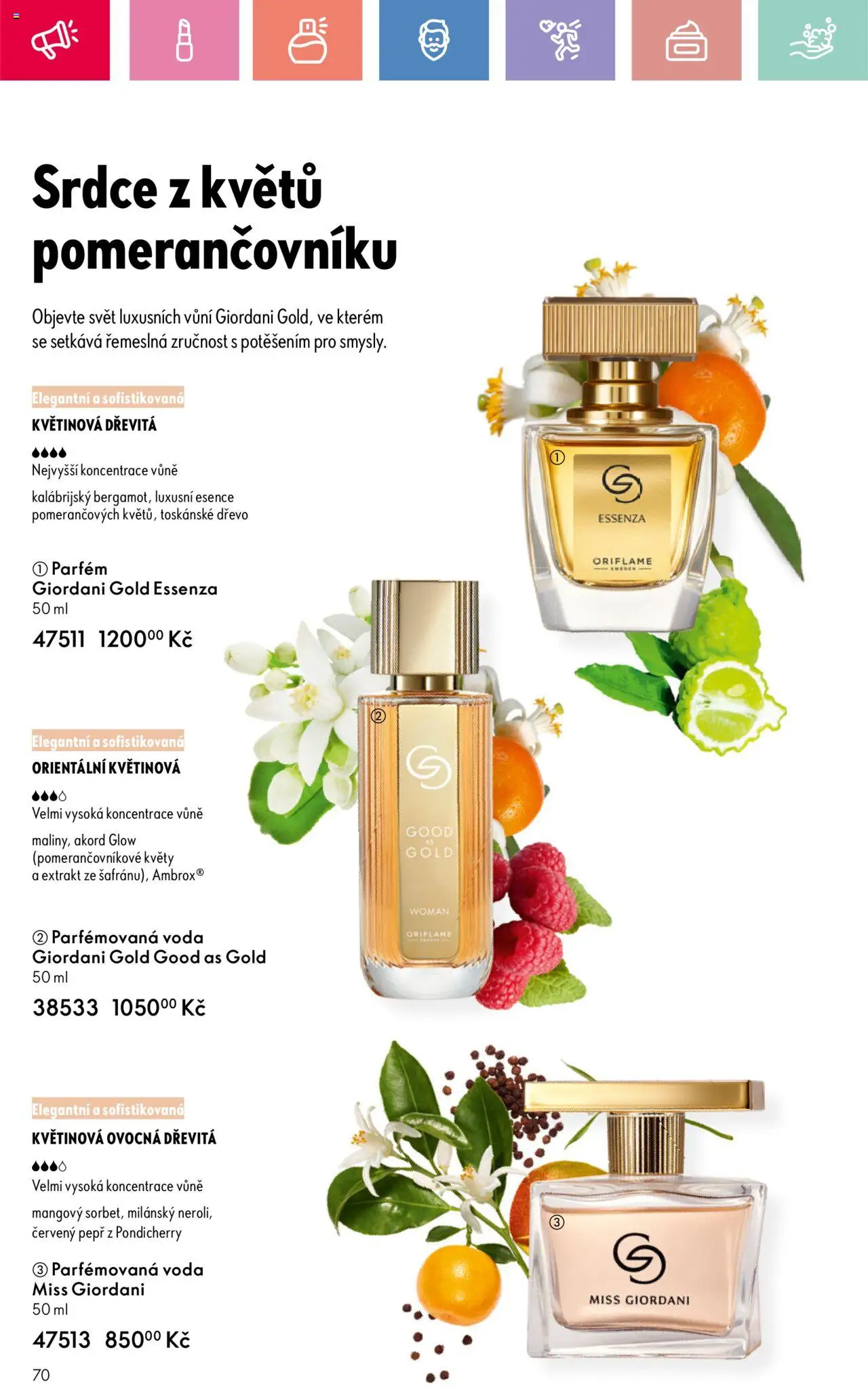Oriflame katalog č.10/2025 od 06.07.2025 | Strana: 70 | Produkty: Voda, Parfém