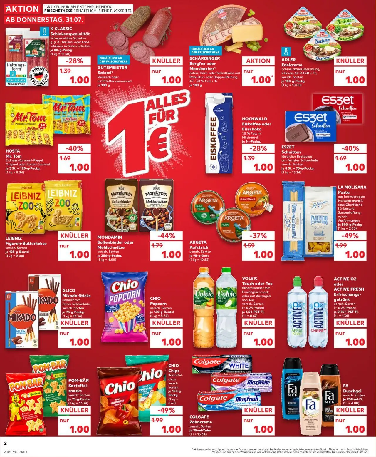 | Pagina: 2 | Producten: Snacks, Champignon, Pasta, La