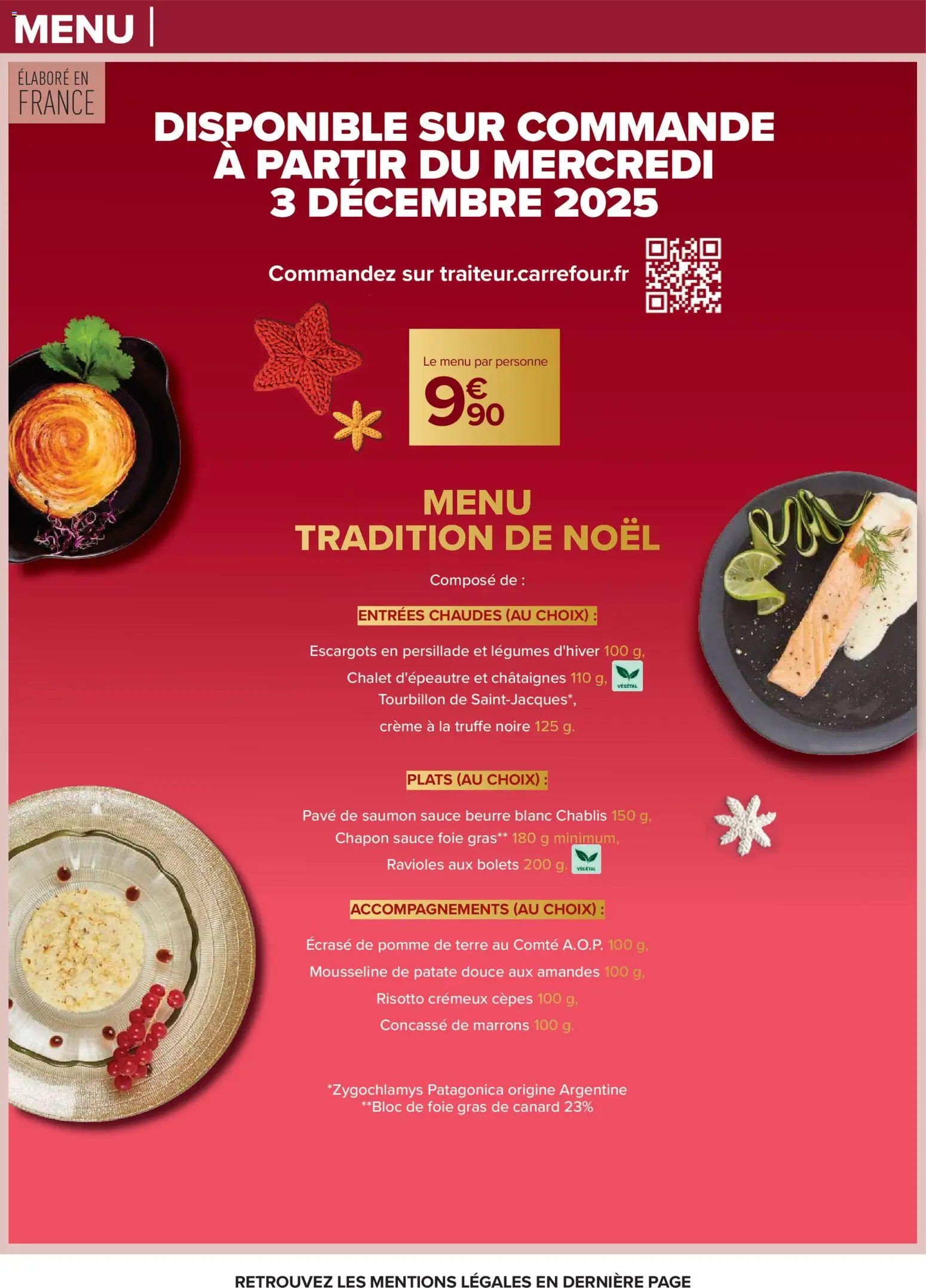 {H1} | Page: 53 | Produits: Pomme, Bloc de foie gras, Saumon, Amandes