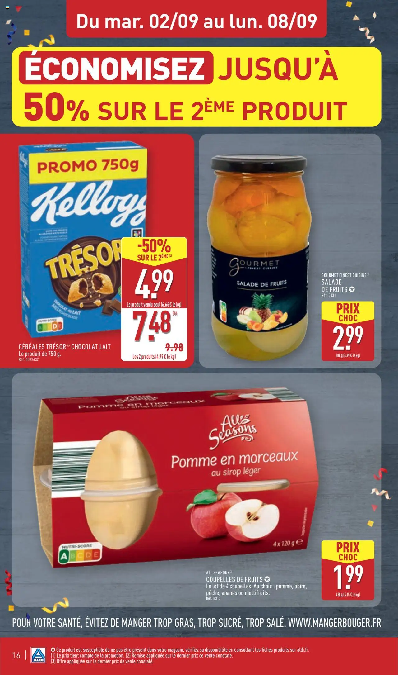  | Page: 19 | Produits: Salade, Pomme, Lait, Céréales