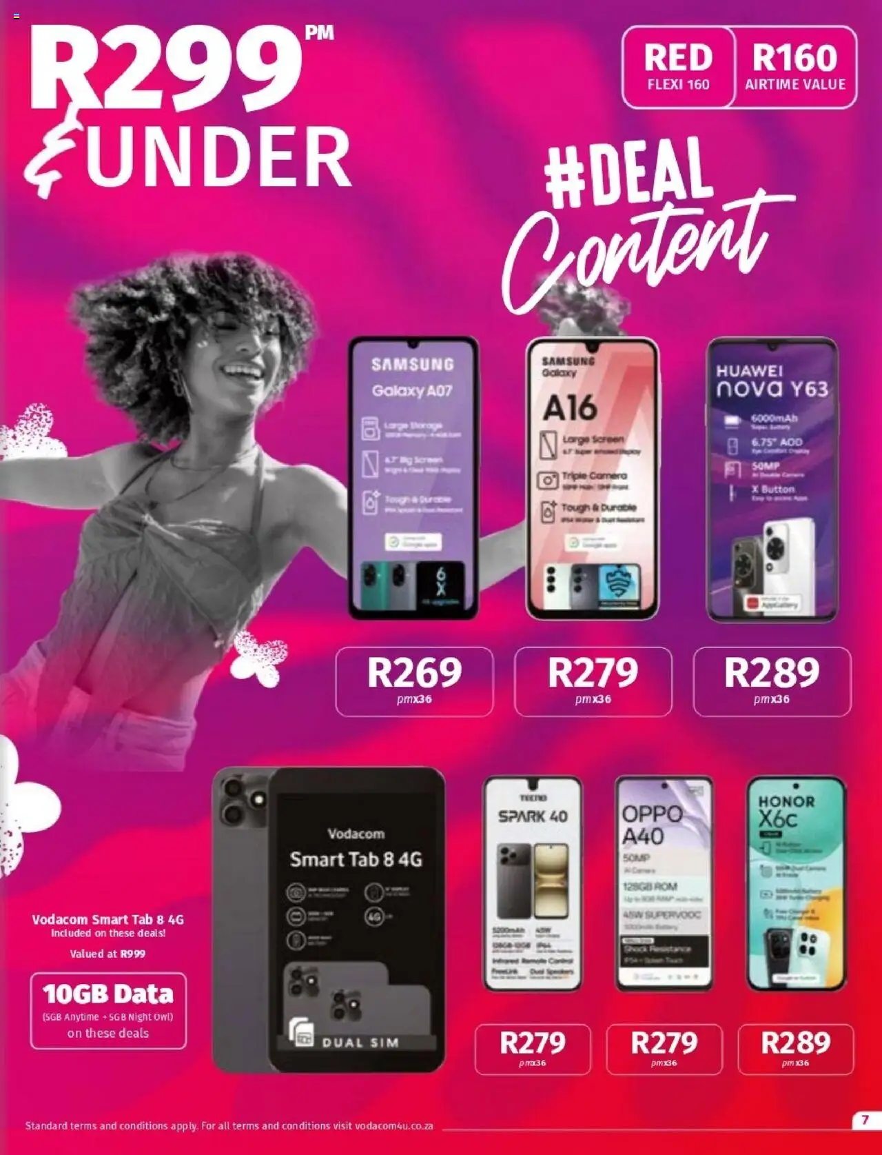 New Vodacom catalogue – valid from 07.10.2025 | Page: 7 | Products: Data, Sim, Camera