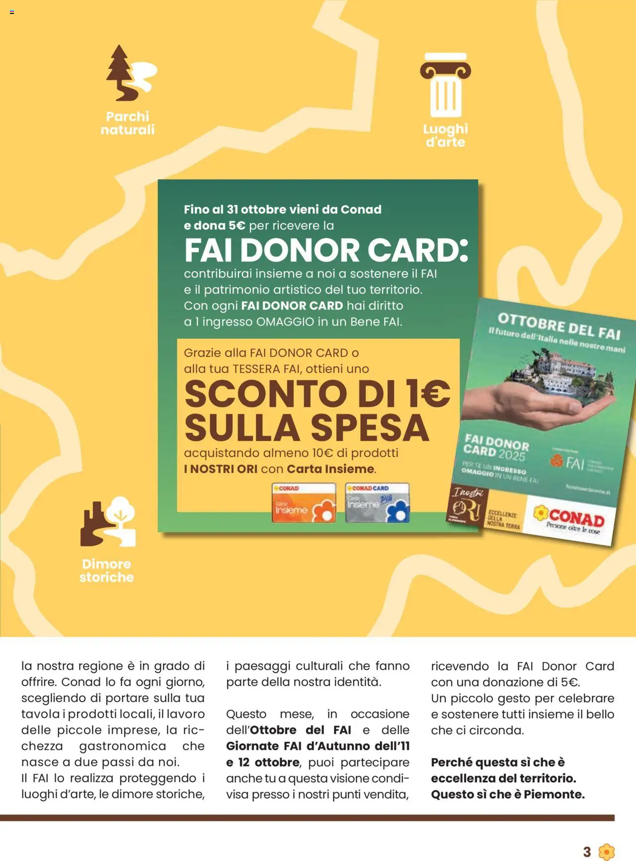 Volantino Conad del 09.10.2025 | Pagina: 3 | Prodotti: Tè, Terra