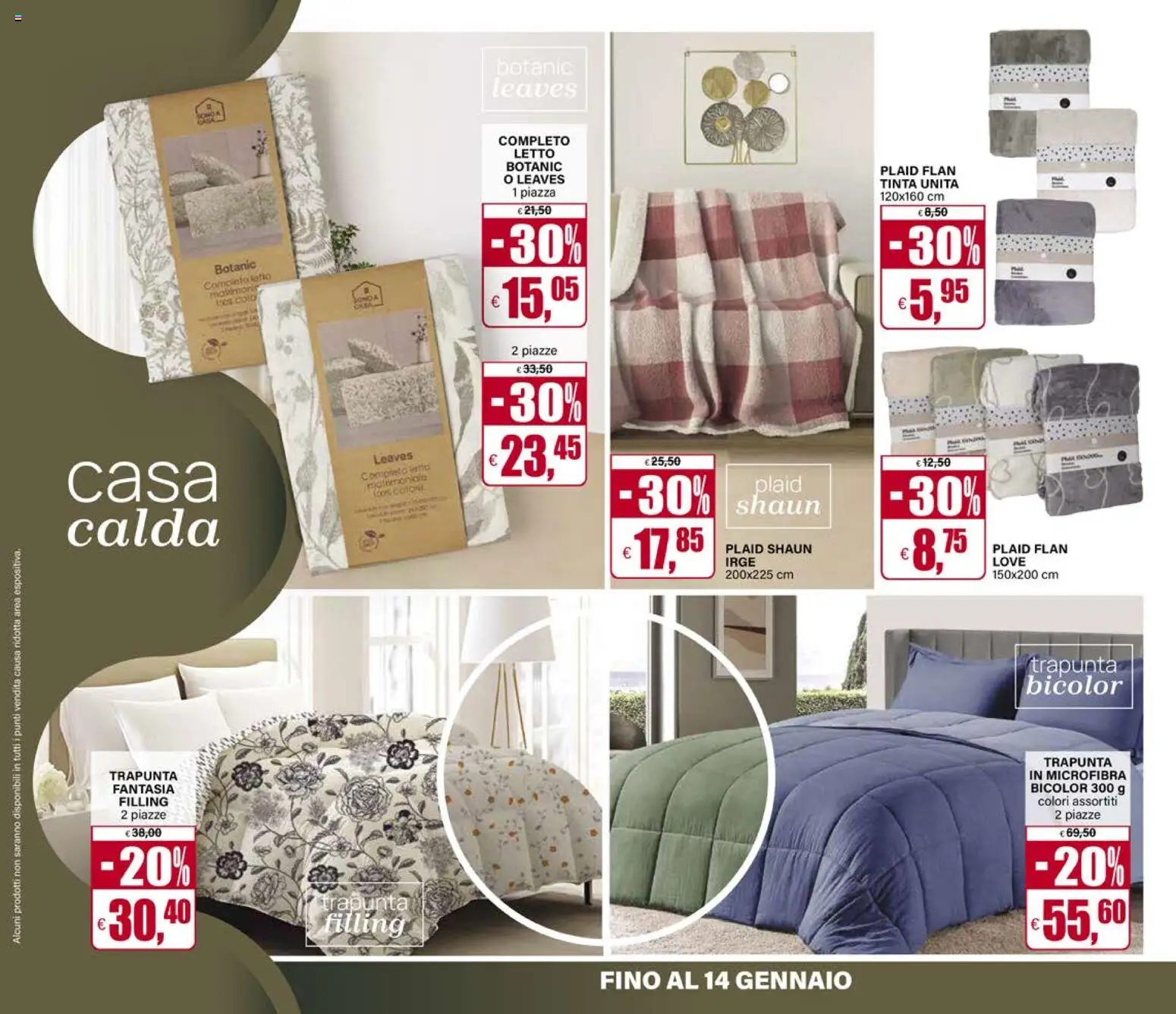 Volantino Il Gigante del 02.01.2026 | Pagina: 38 | Prodotti: Plaid, Trapunta, Letto