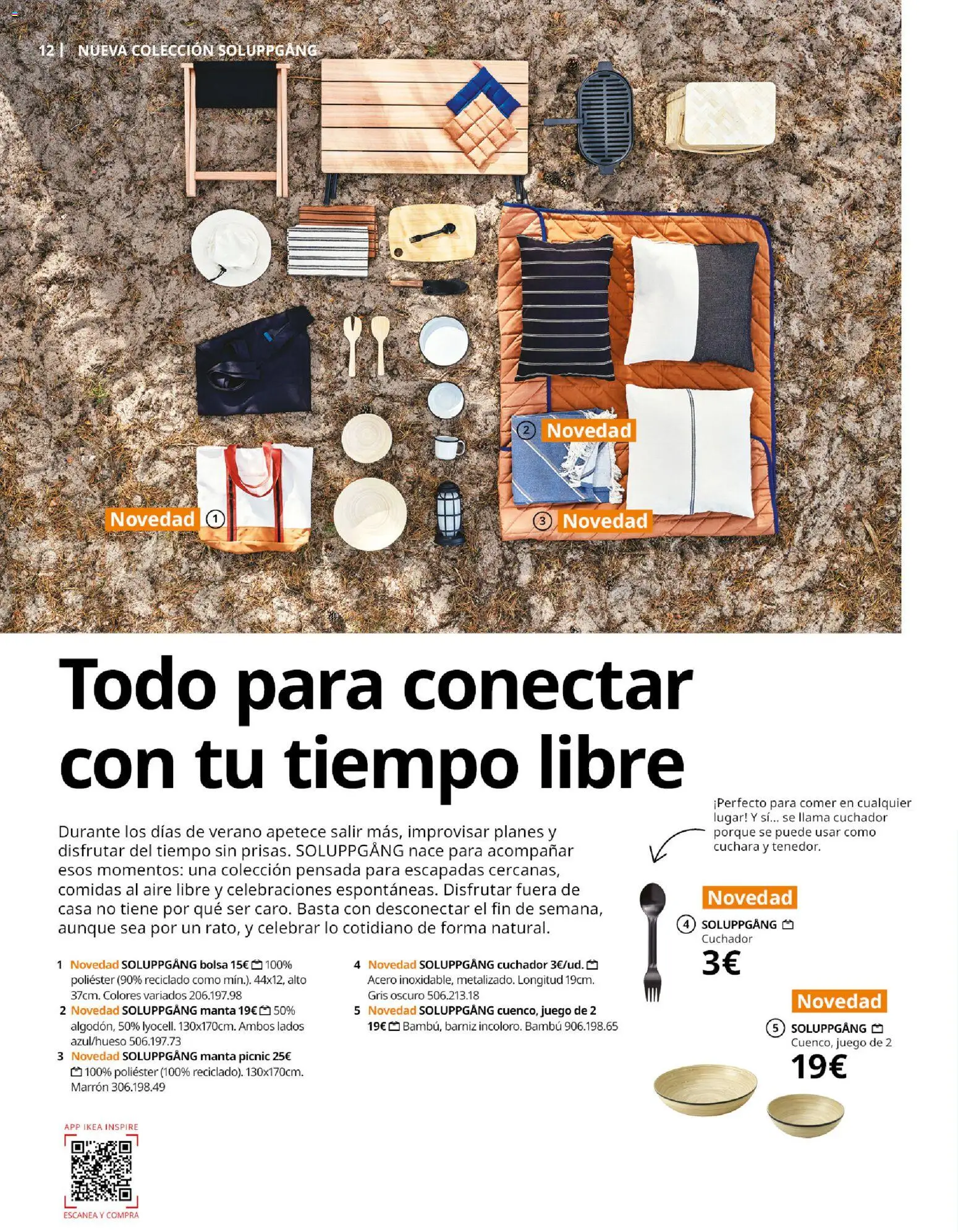 Catálogo IKEA Family │ válido desde el 01.04.2026 | Página: 12 | Productos: Manta, Bolsa