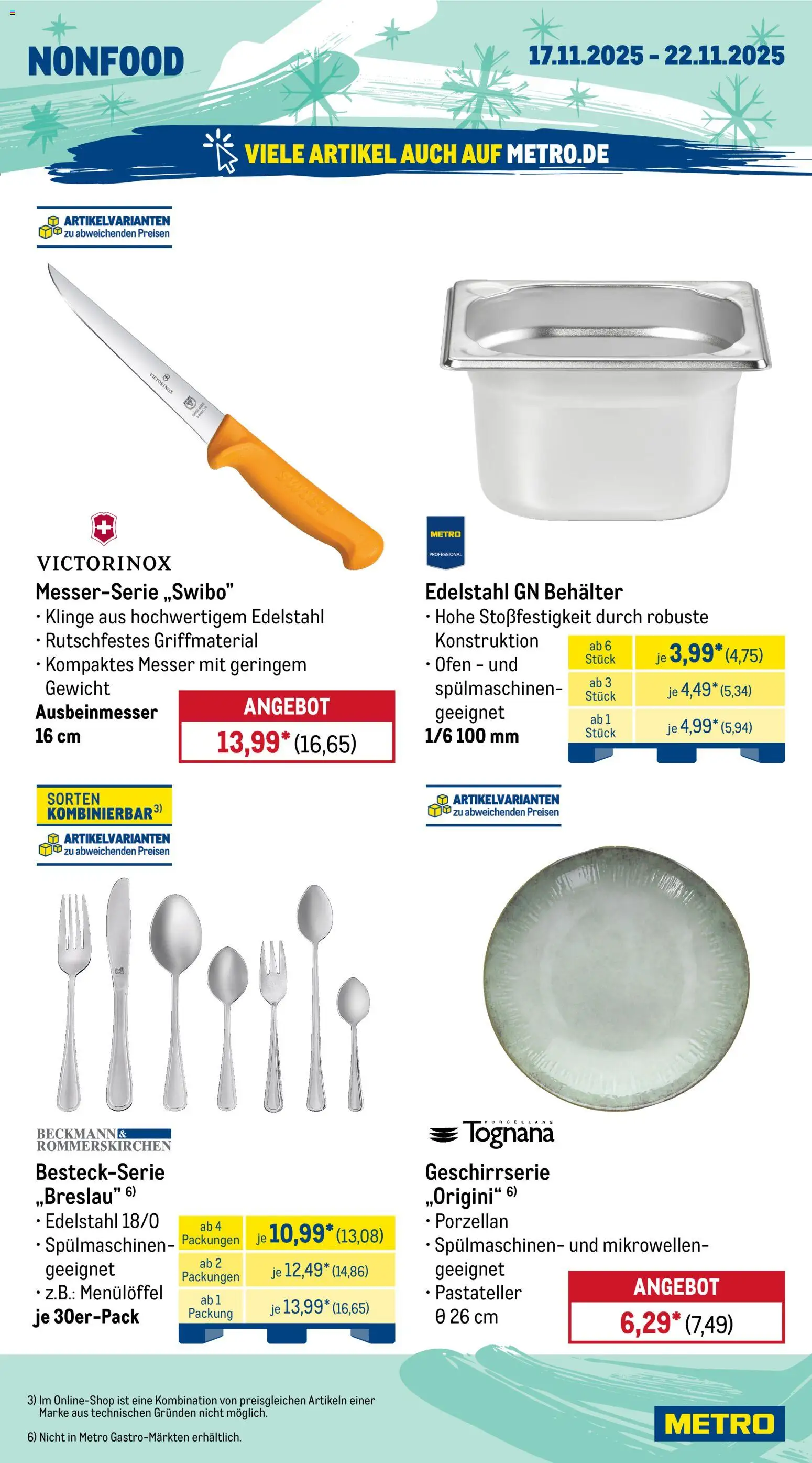 Metro Wochen-Angebote Gastro – gültig ab 17.11.2025 | Seite: 19 | Produkte: Ofen, Gewicht