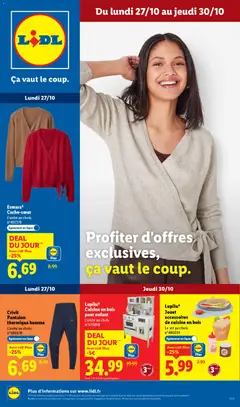 LIDL - Prévisualisation de LIDL catalogue les bonnes affaires de la semaine valide à partir de 27.10.2025