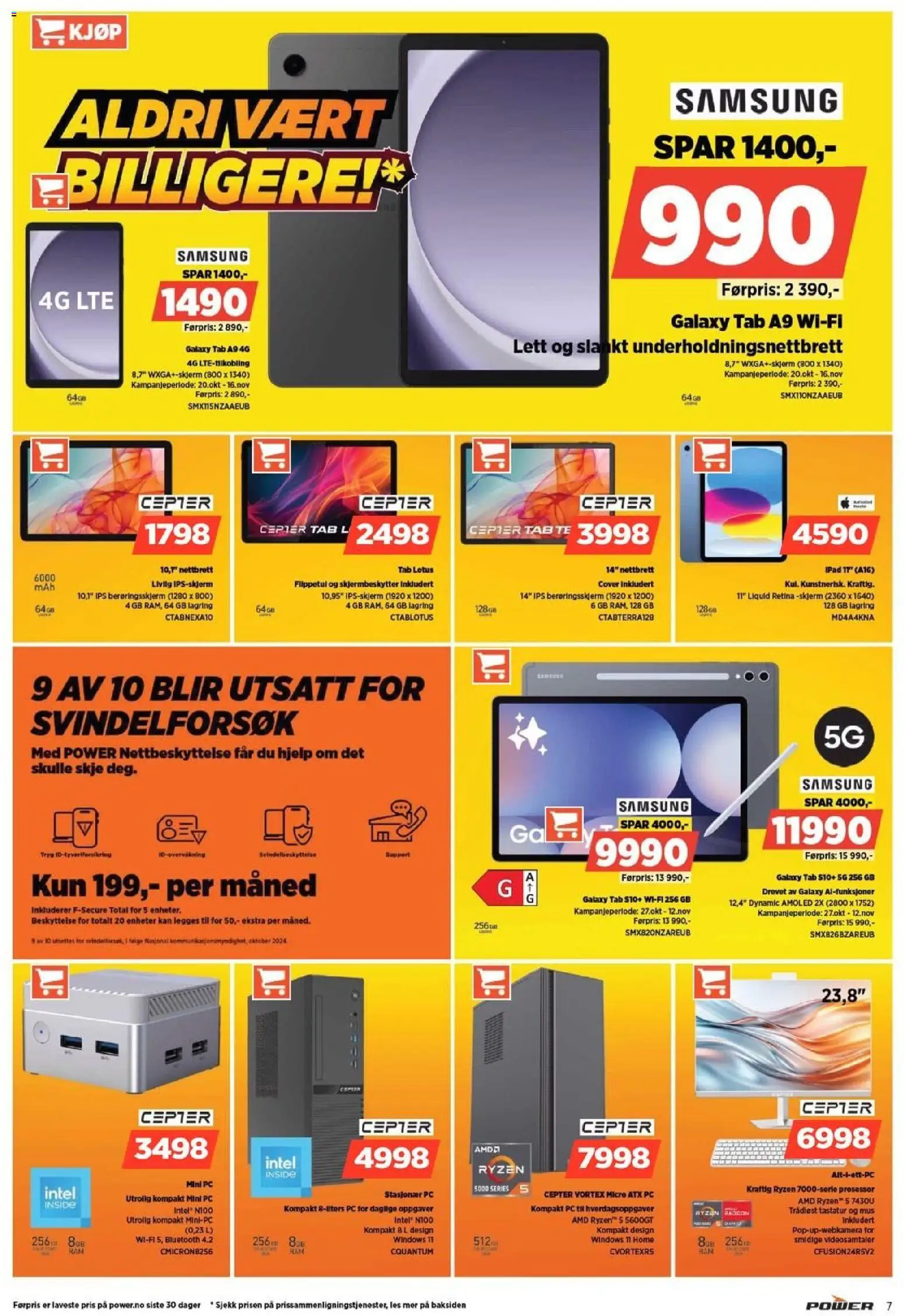 {H1} | Side: 7 | Produkter: Nettbrett, Pc, Суміш дитяча, Sparris