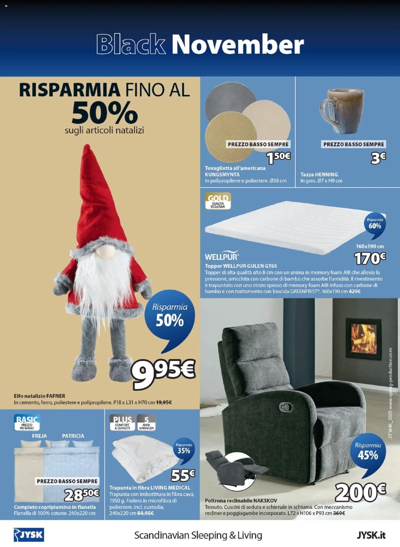 Volantino JYSK del 13.11.2025 | Pagina: 12 | Prodotti: Copripiumino, Trapunta, Poltrona