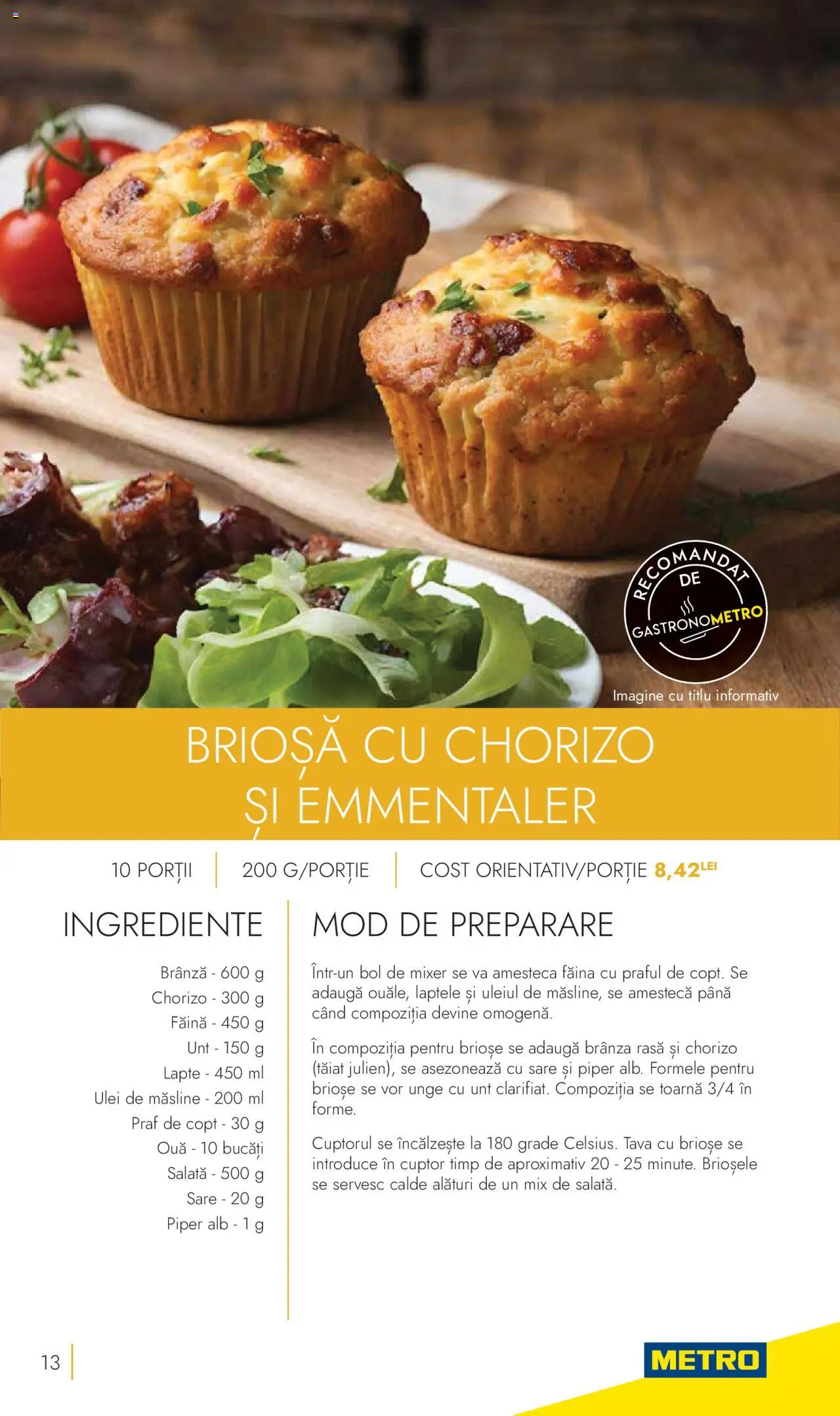 Metro catalog - Tendinte si Recomandari – valabil de la 24.10.2023 | Pagină: 13 | Produse: Brânză, Ouă, Ulei, Salată