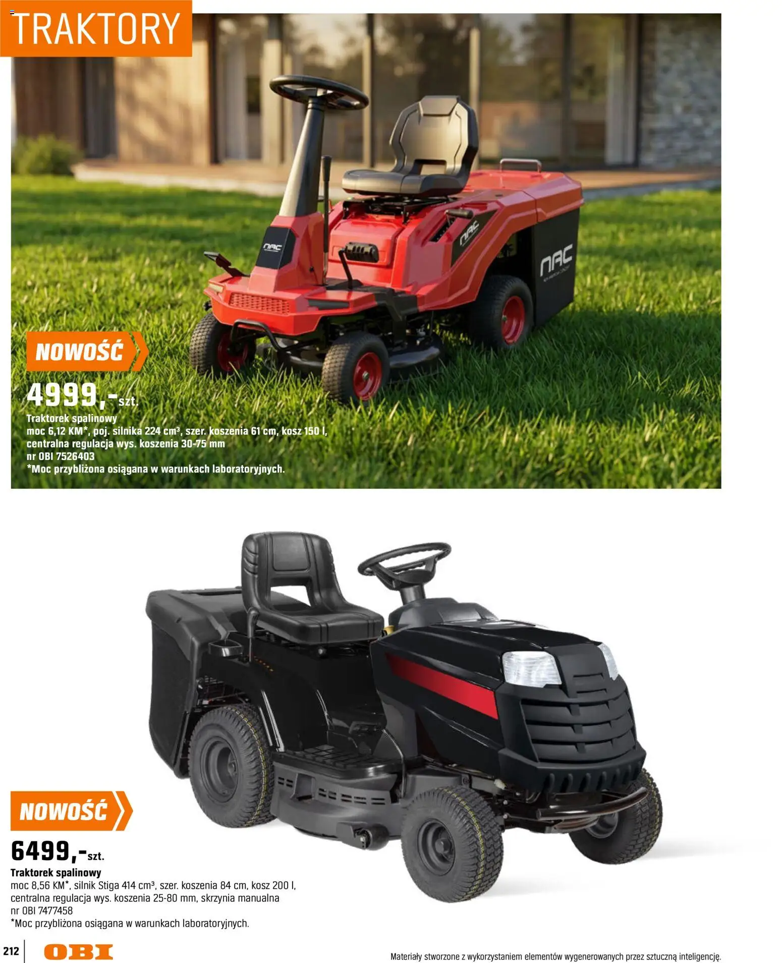 OBI gazetka - Ogród od 11.03.2026 | Strona: 212 | Produkty: Kosz