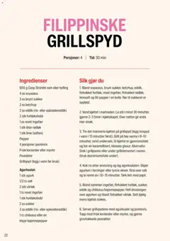 Forhåndsvisning av Coop Extra Middagsdisken Asiatiske gyldig fra 15.01.2026 | Side: 22