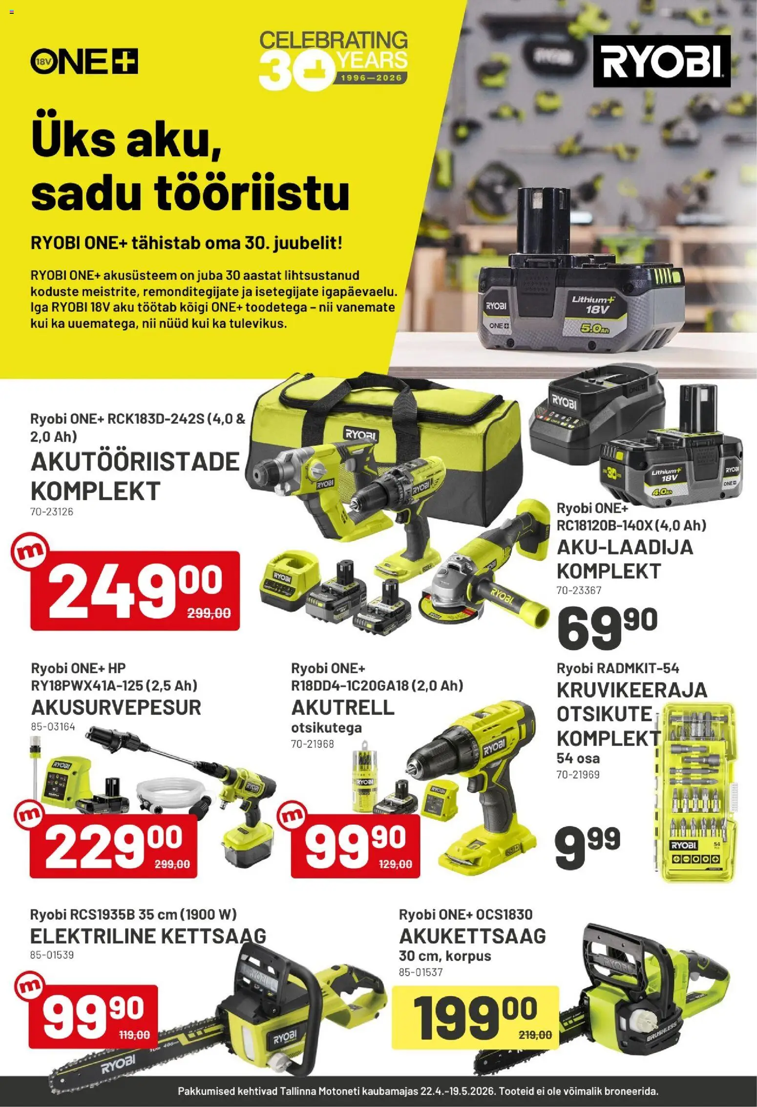 Motonet - Motonet-päevad! – voimassa 22.04.2026 alkaen | Sivu: 8