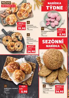 Náhled letáku Plněný pizza donut, běžné pečivo pšeničné ze zmrazeného polotovaru 90 g od 04.03.2026 | Strana: 12