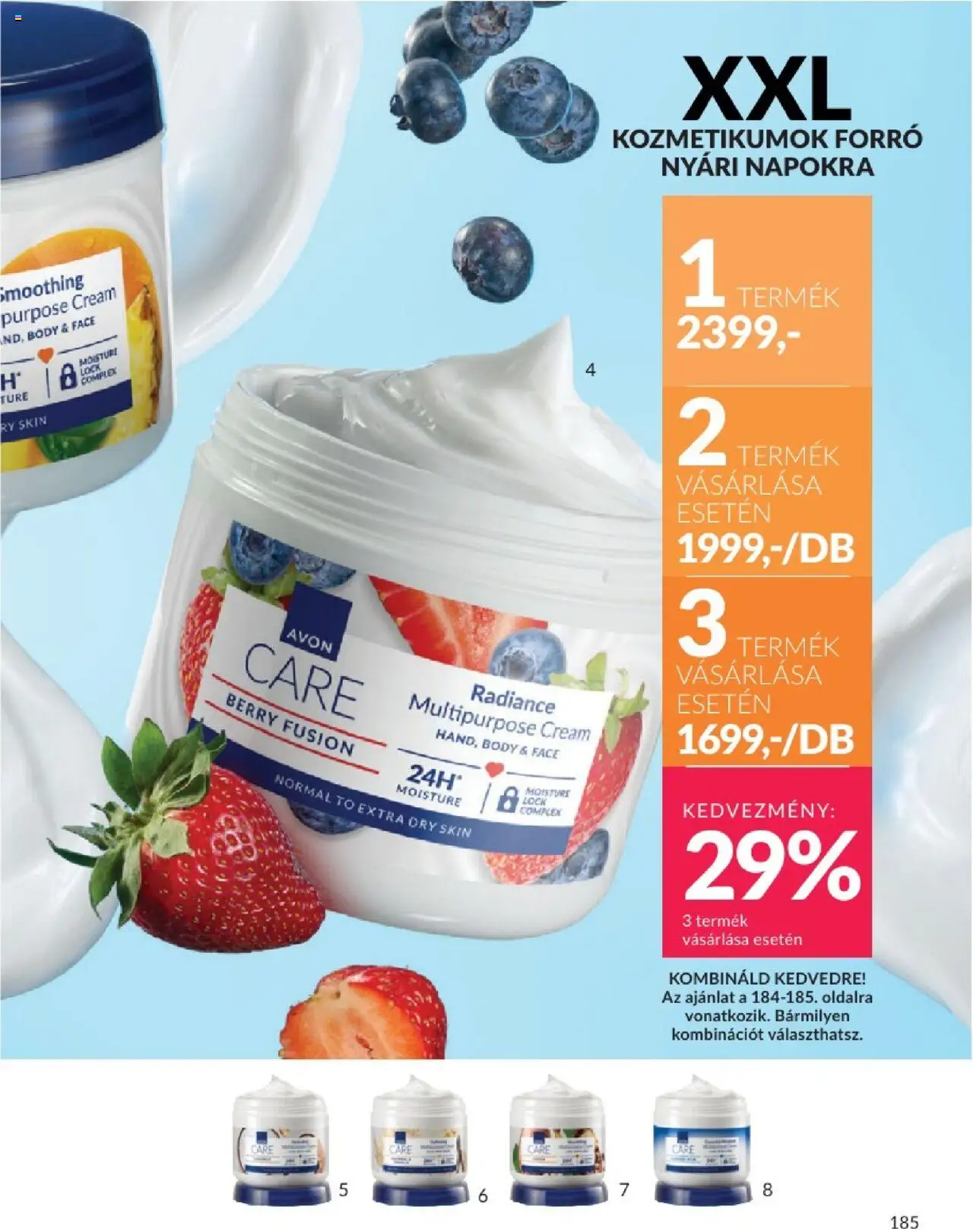 Avon akciós ujság - amely érvényes a következő dátumtól: 01.08.2025 | Oldal: 184