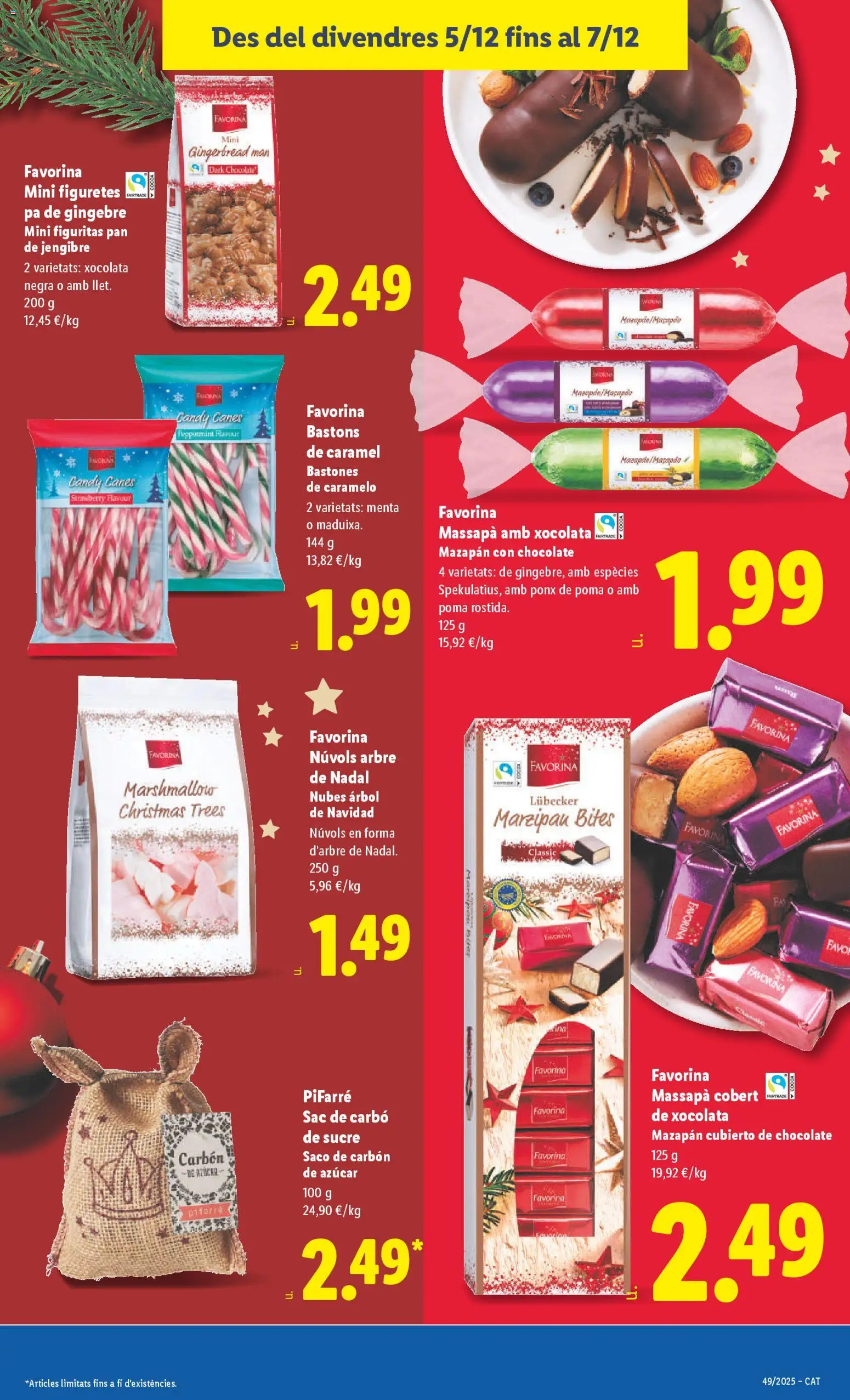 Lidl folleto │ válido desde el 01.12.2025 | Página: 49 | Productos: Pan, Chocolate, Καλόγερος
