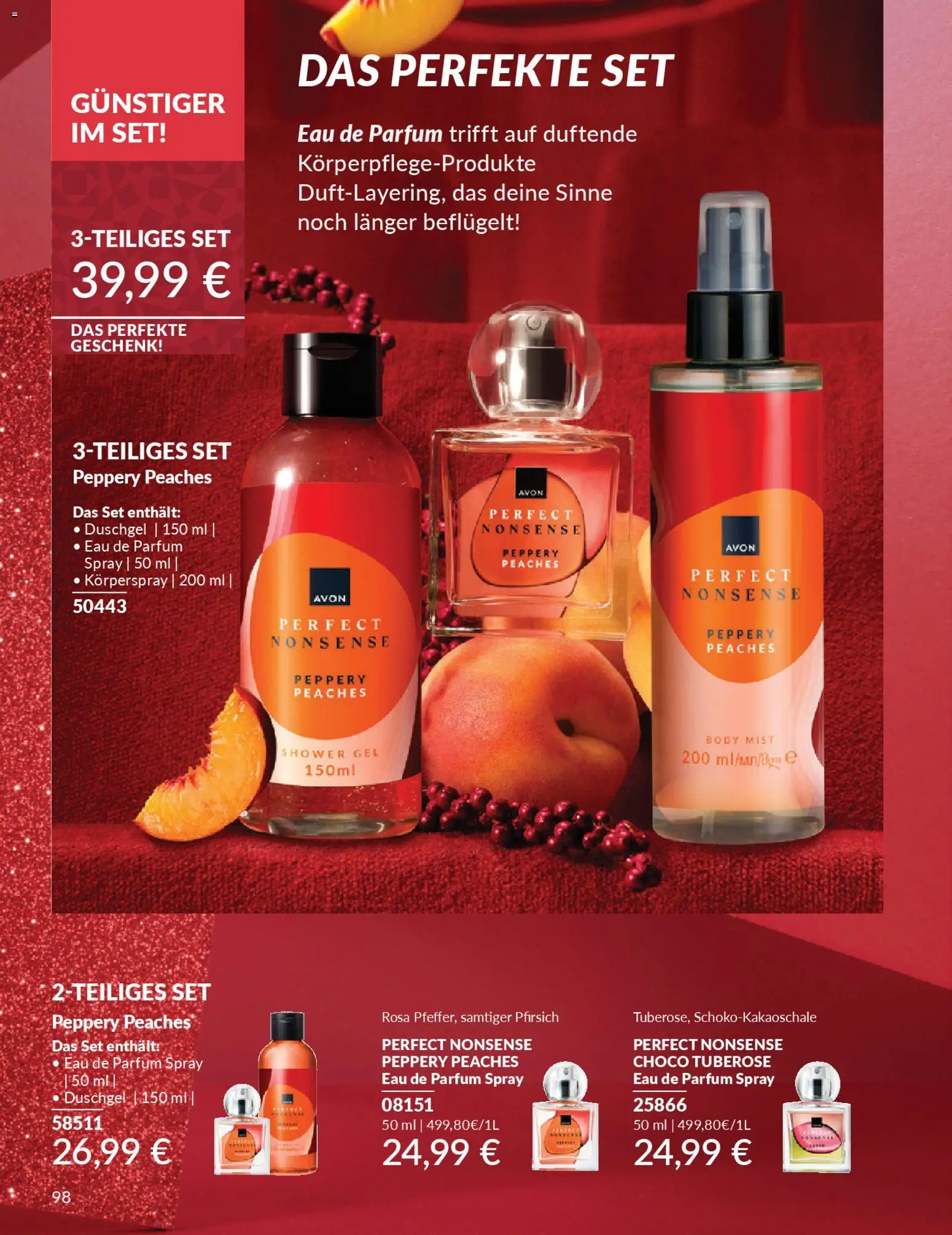 Avon - Black Friday – gültig ab 01.11.2025 | Seite: 100 | Produkte: Duschgel, Shower Gel, Eau de Parfum, Körperspray
