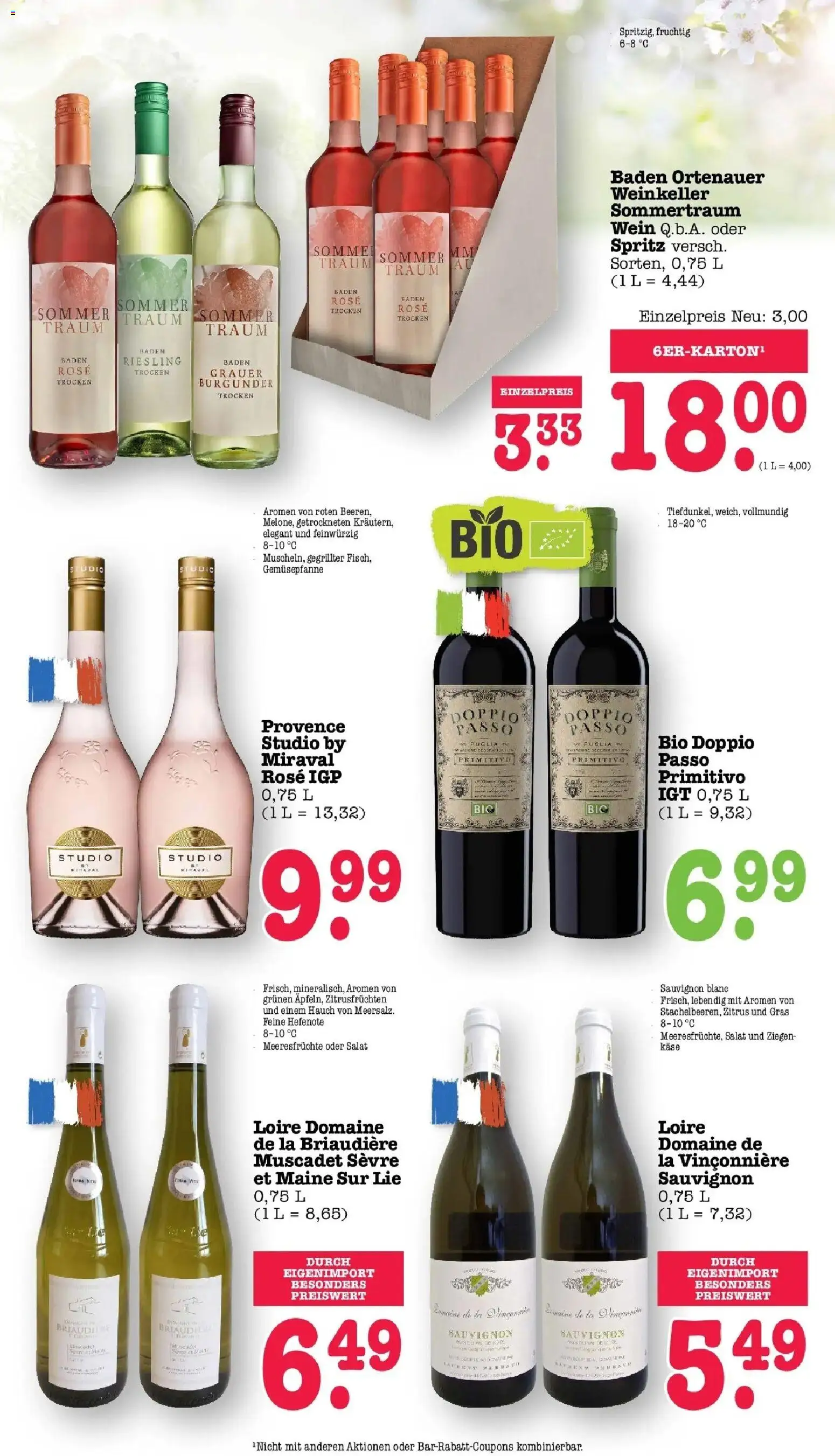 Angebote – gültig ab 23.03.2026 | Seite: 45 | Produkte: Käse, Doppio passo primitivo, Doppio Passo, Salat