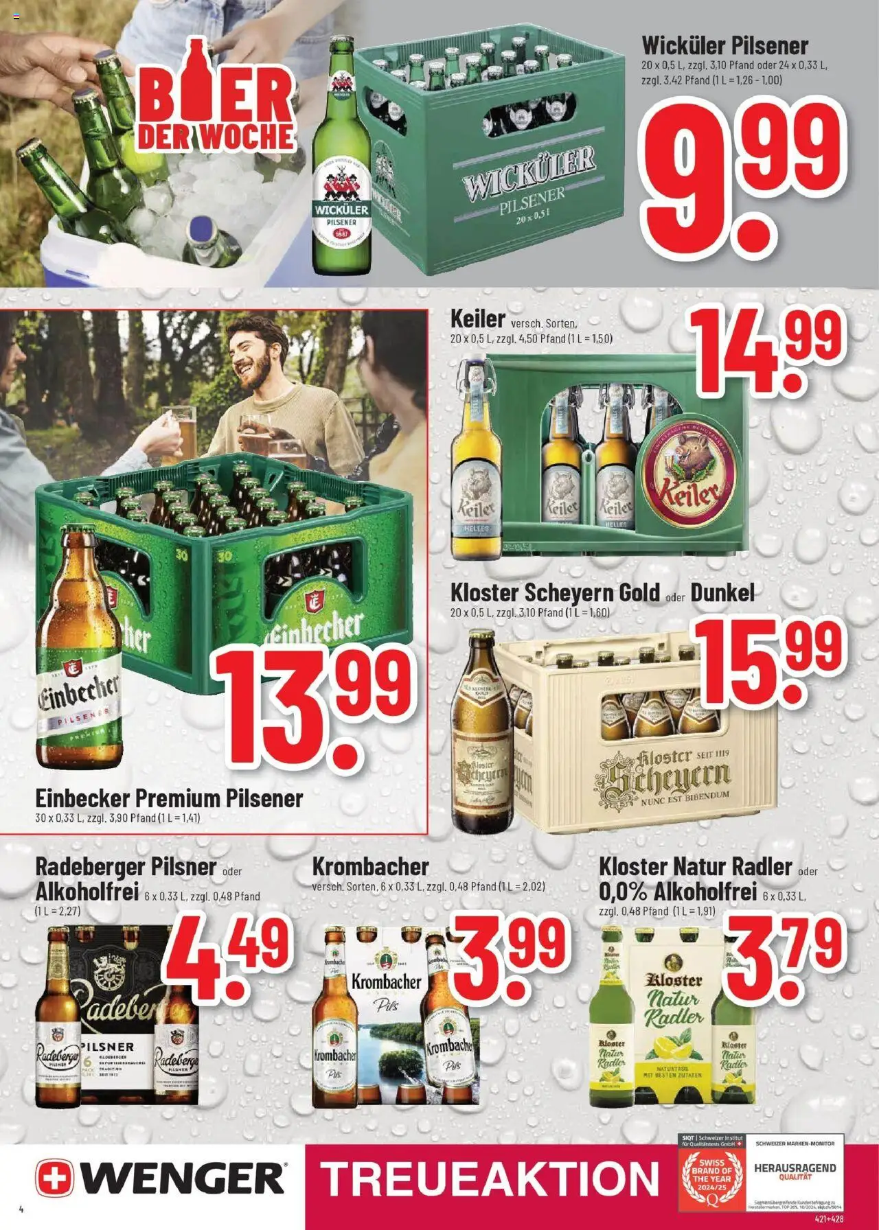 Trinkgut prospekt Wiesbaden	 - gültig ab dem 06.07.2025 | Seite: 4 | Produkte: Top, Radler, Krombacher, Radeberger pilsner