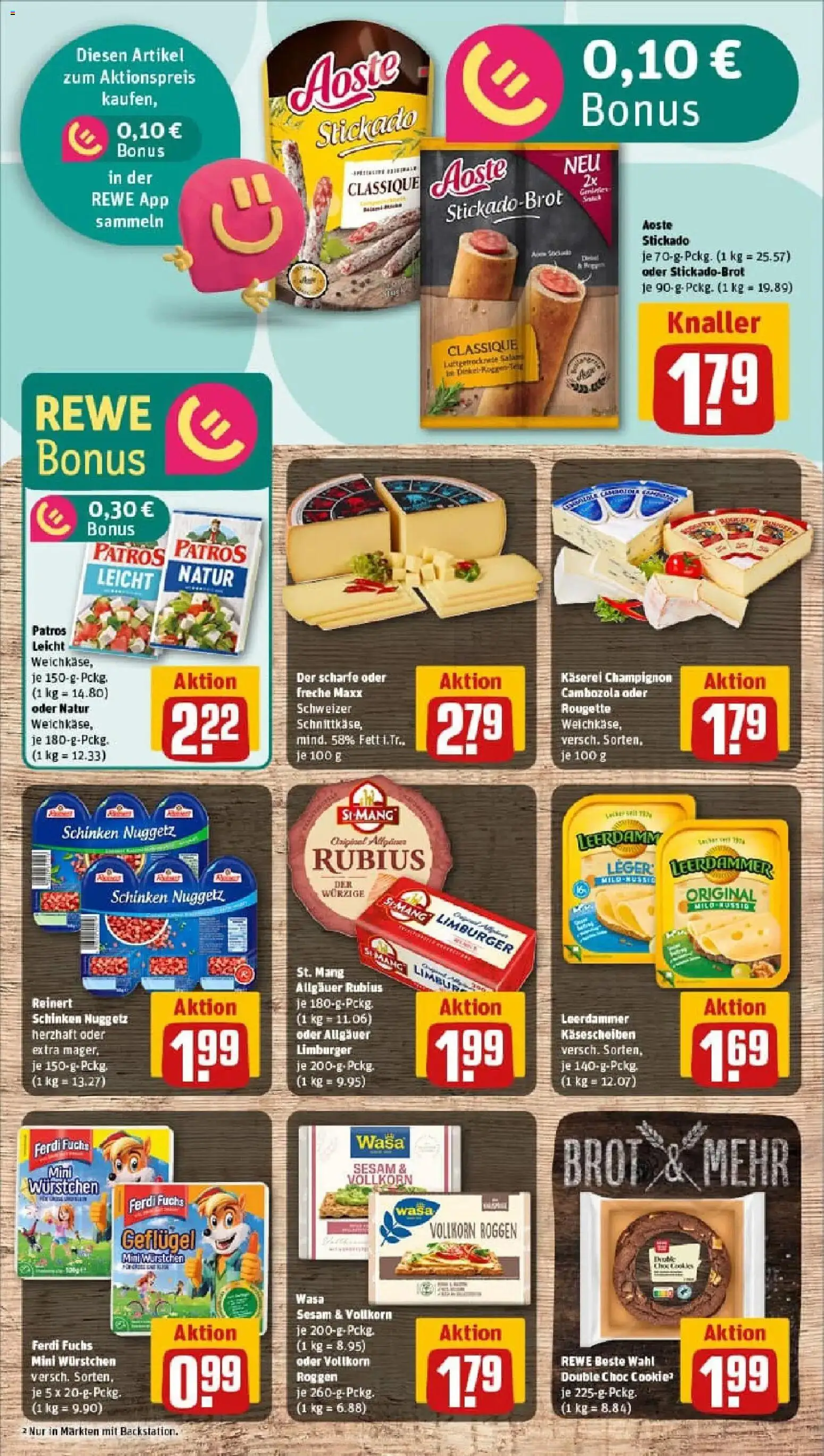 Rewe prospekt Tübingen / Innenstadt	 – gültig ab 18.01.2026 | Seite: 11 | Produkte: Patros, Leerdammer, Brot, Schinken