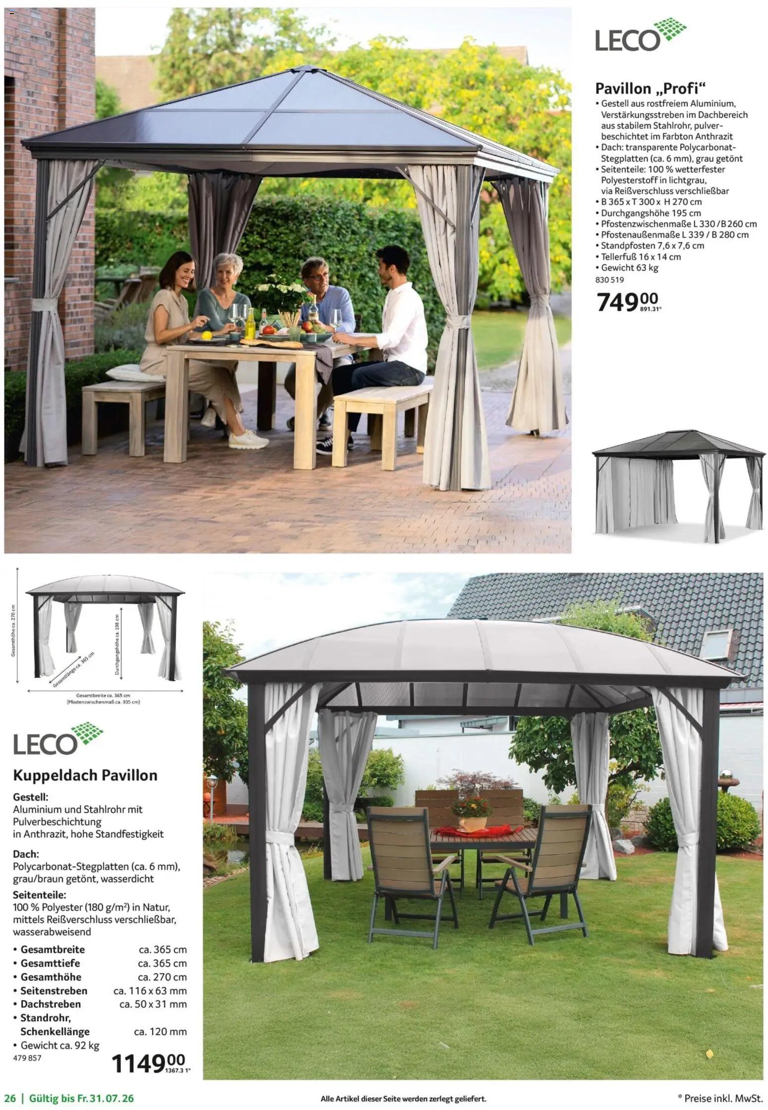 Selgros Garten Exklusiv – gültig ab 19.07.2026 | Seite: 26 | Produkte: Gewicht