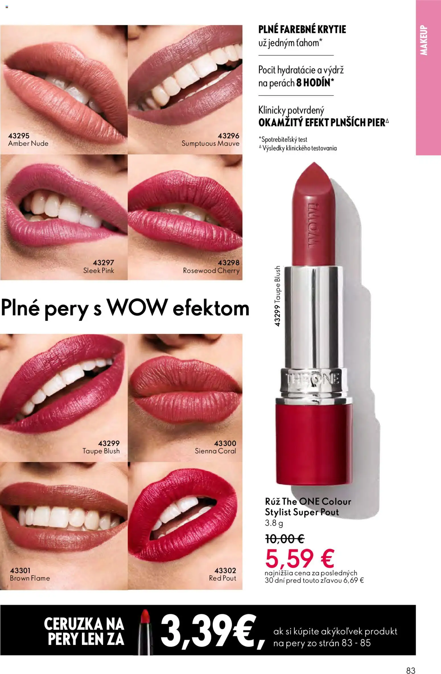 Nové Oriflame akcie – leták je platný od 04.03.2026 | Strana: 83 | Produkty: Ceruzka