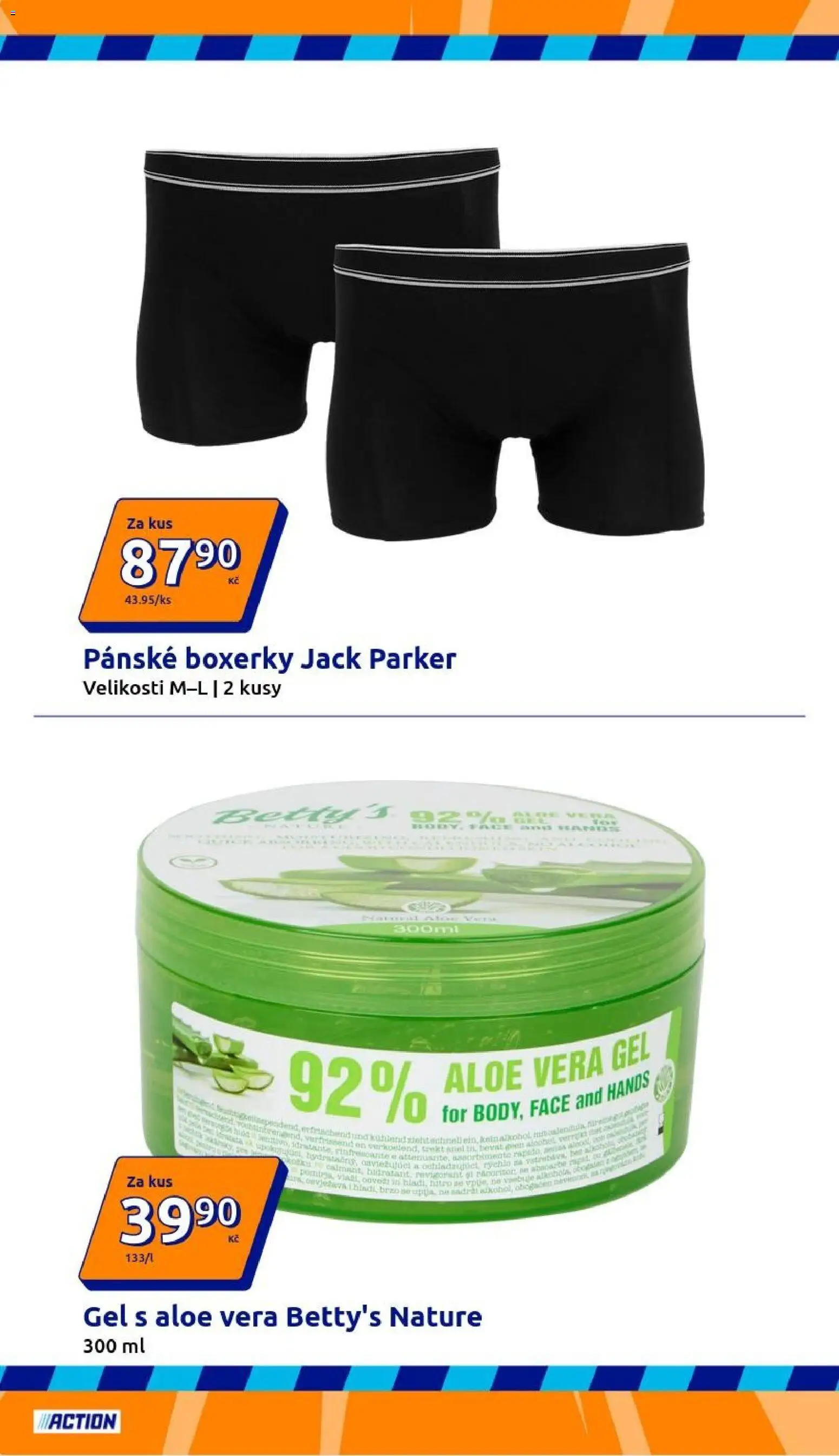 Action leták od 29.04.2026 | Strana: 4 | Produkty: Boxerky, Aloe vera