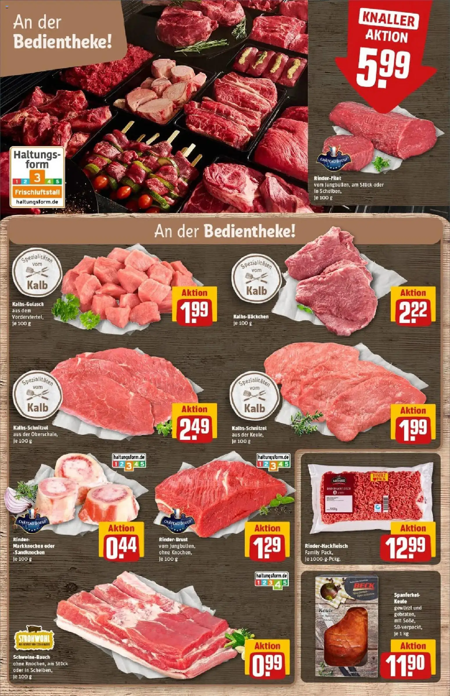 Rewe prospekt Herne	 – gültig ab 10.11.2025 | Seite: 9 | Produkte: Rinderfilet, Schweinebauch