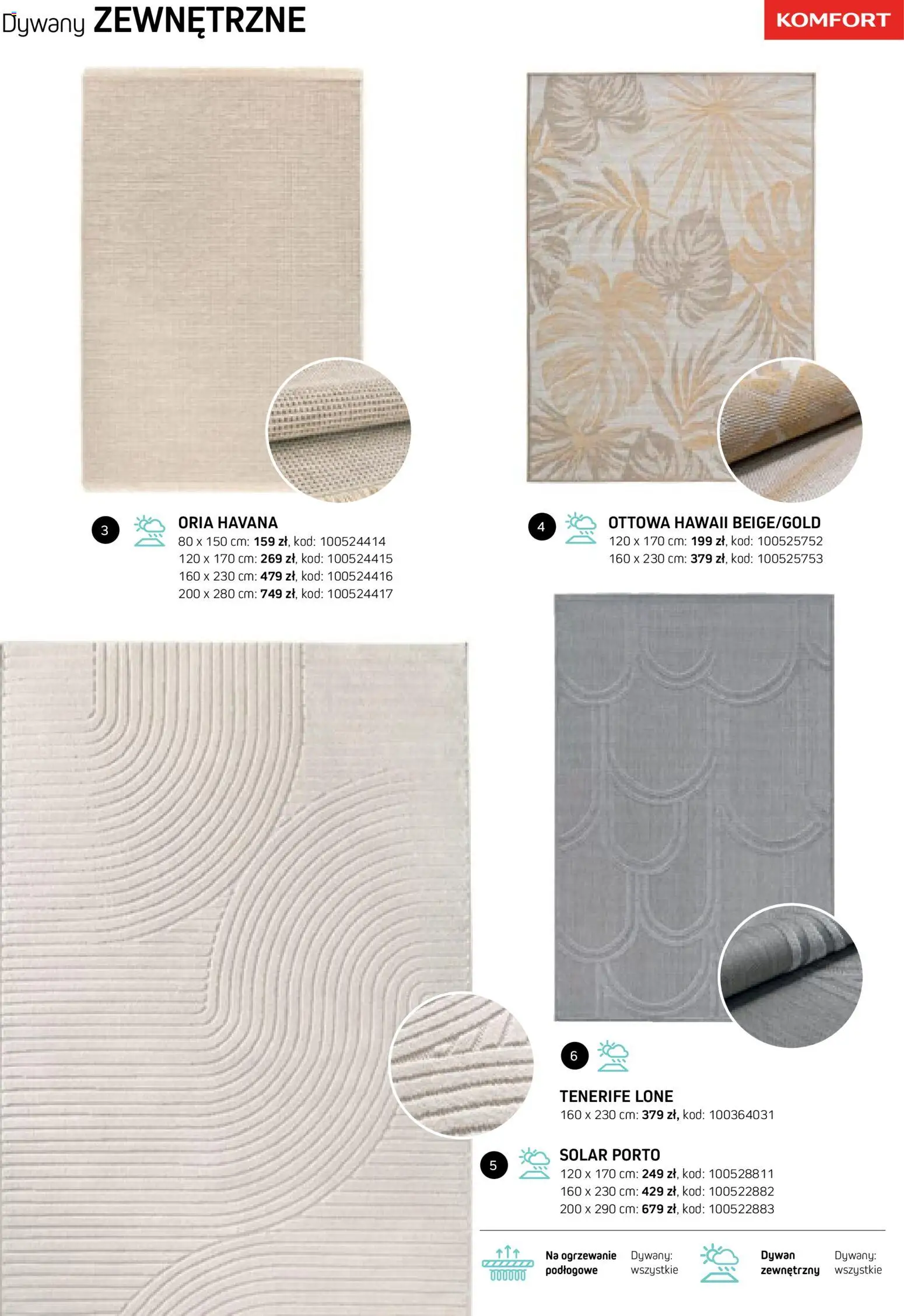 Komfort gazetka - Katalog dywanów od 17.03.2026 | Strona: 17 | Produkty: Dywan, Dywany