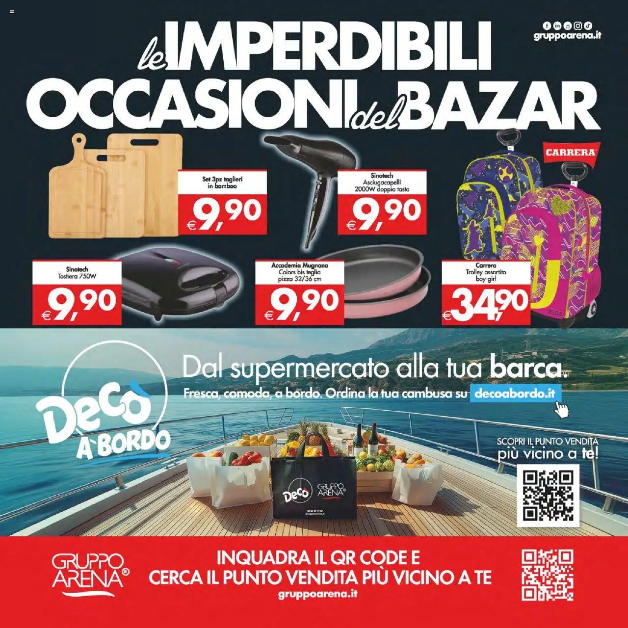 Volantino Decò del 22.08.2025 | Pagina: 20 | Prodotti: Teglia, Pizza, Tè, Trolley