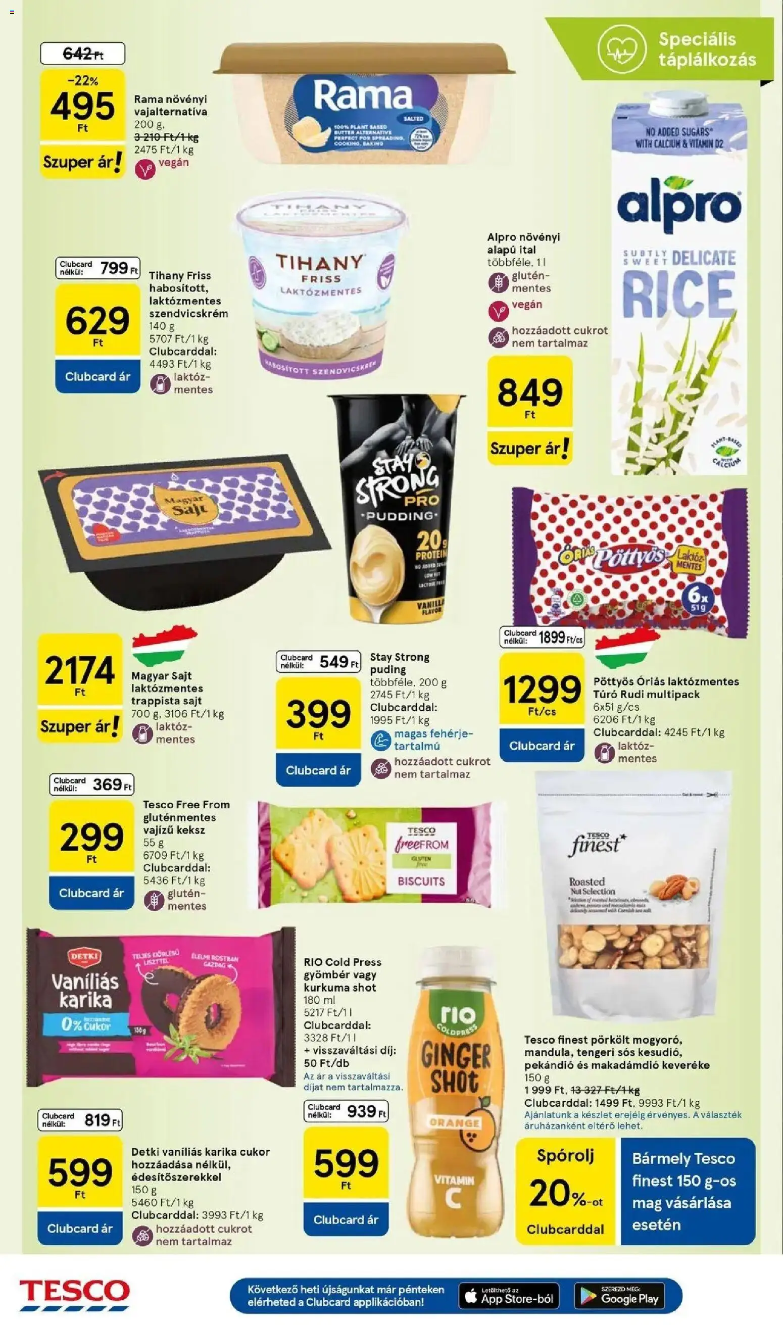 Tesco akciós ujság - amely érvényes a következő dátumtól: 23.04.2026 | Oldal: 8 | Termékek: Puding, Szendvicskrém, Tihany, Cukor