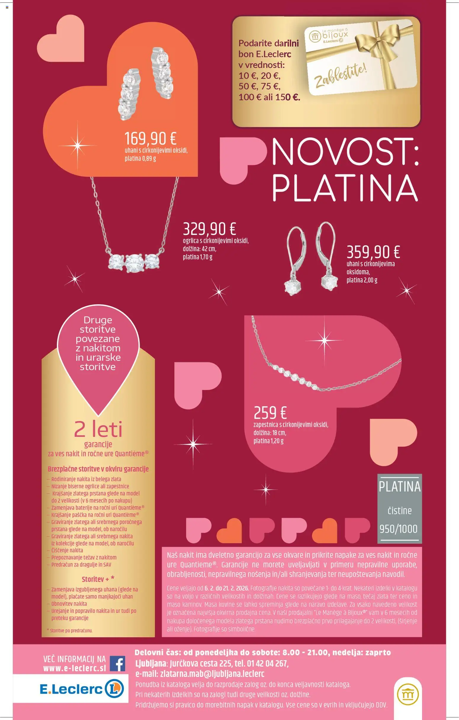 Novi E.leclerc katalog ponudbe – veljaven od 06.02.2026 | Stran: 16 | Izdelki: Zapestnica, Uhani, Baterije