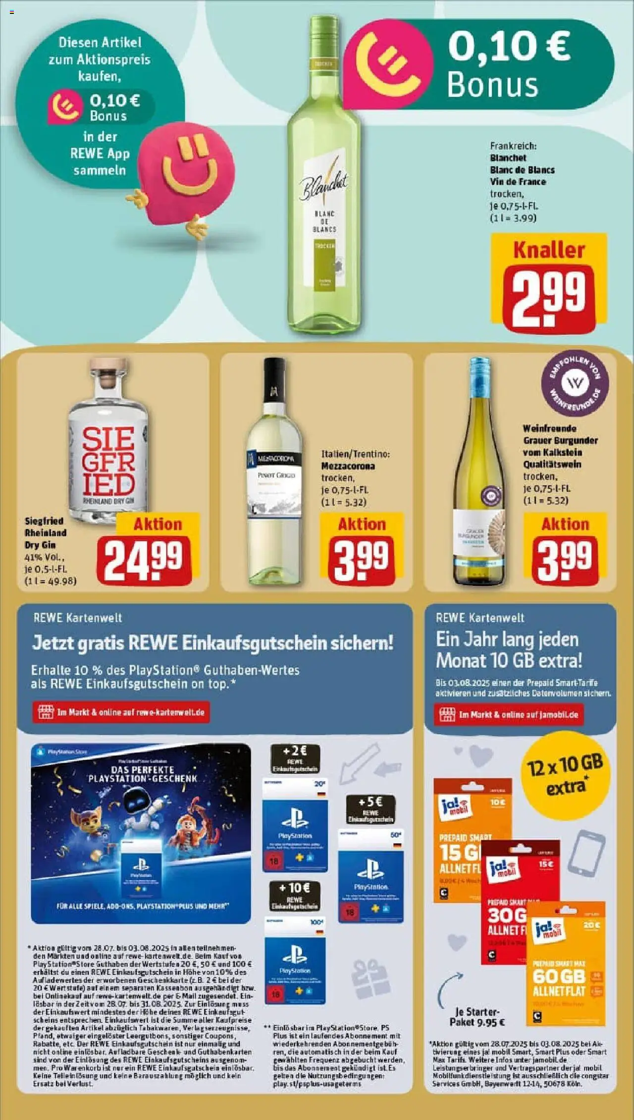 Rewe prospekt Cochem / Cond	 - gültig ab dem 27.07.2025 | Seite: 23 | Produkte: Top, Playstation, Gin