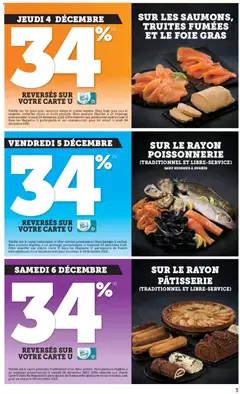 Super U - Prévisualisation de Super U - Les prix bas de la semaine valide à partir de 02.12.2025 | Page: 3 | Produits: Poissonnerie