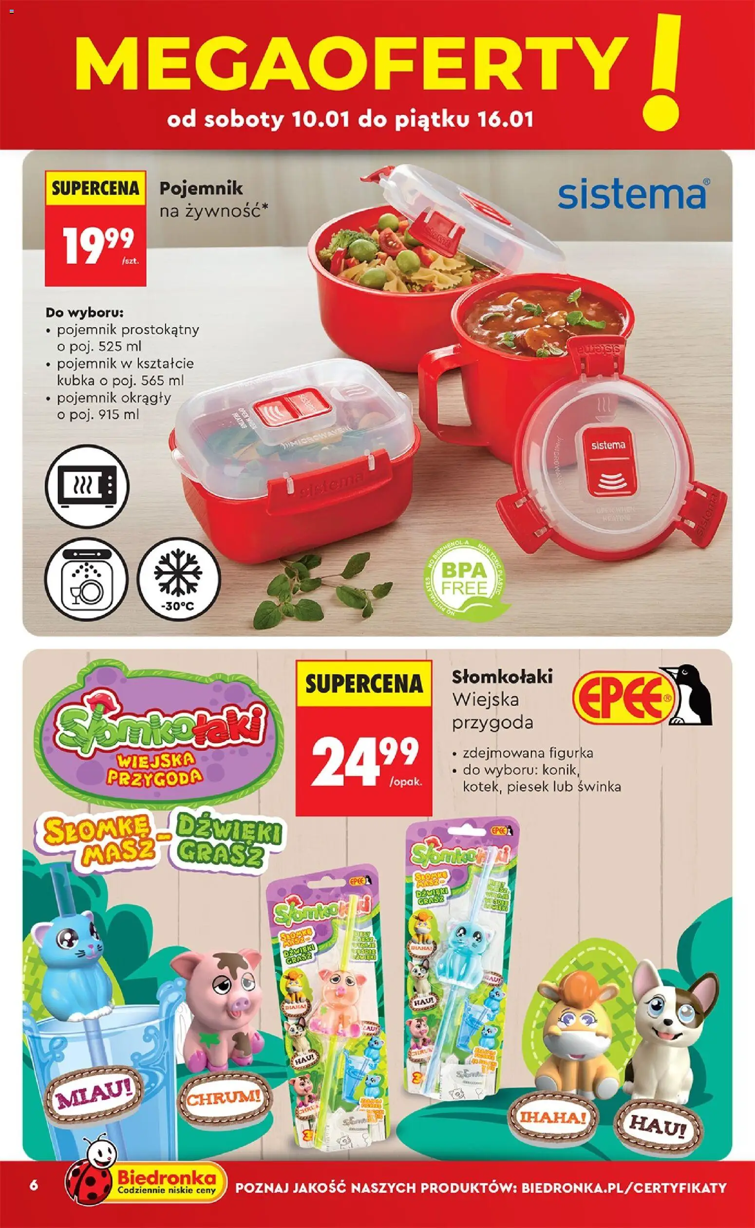 Biedronka gazetka - Hity i inspiracje od 10.01.2026 | Strona: 8 | Produkty: Słomkołaki