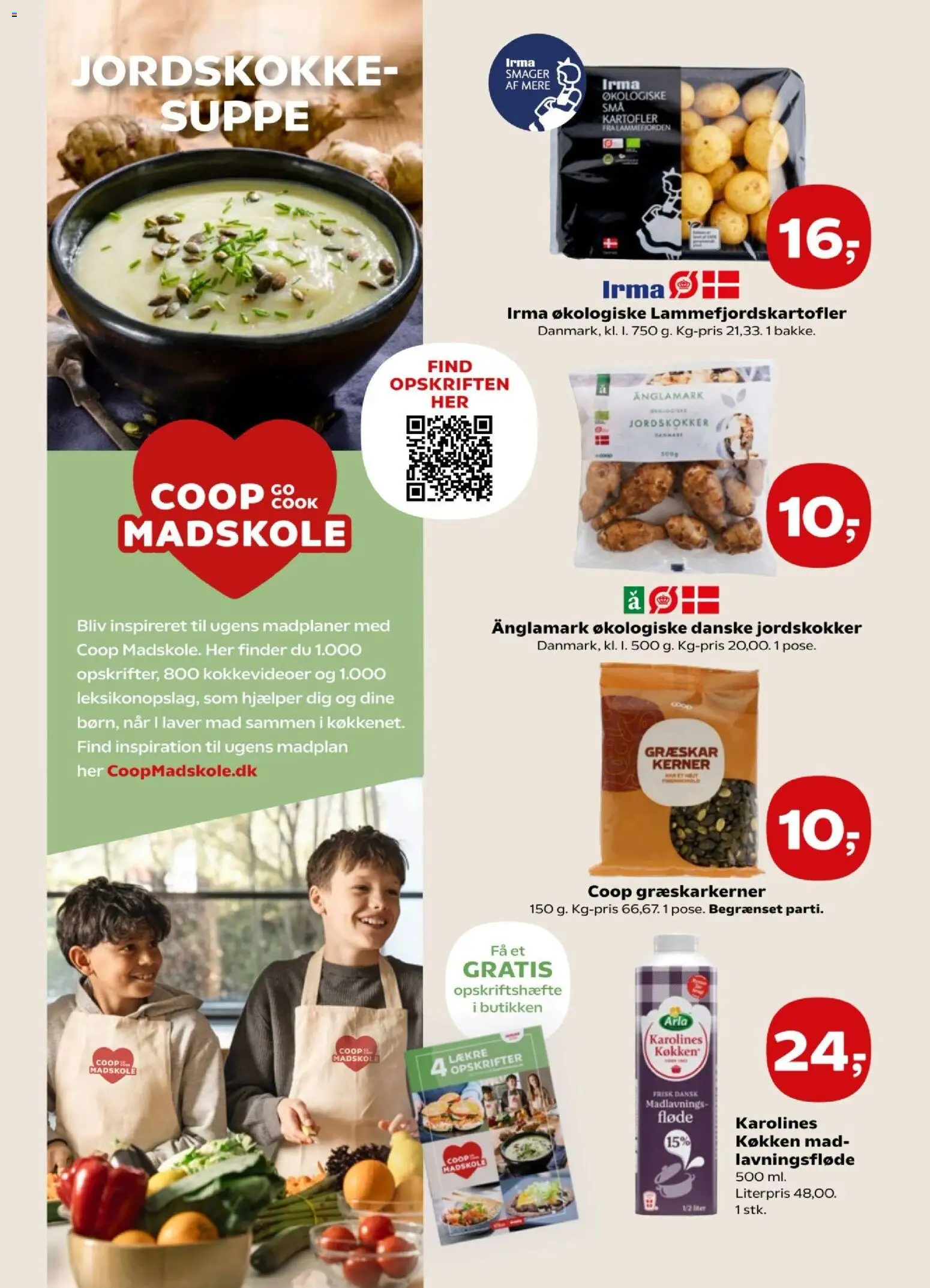 Super Brugsen tilbudsavis – gyldig fra 16.01.2026 | Side: 14 | Produkter: Græskar, Græskarkerner, Suppe, Søm