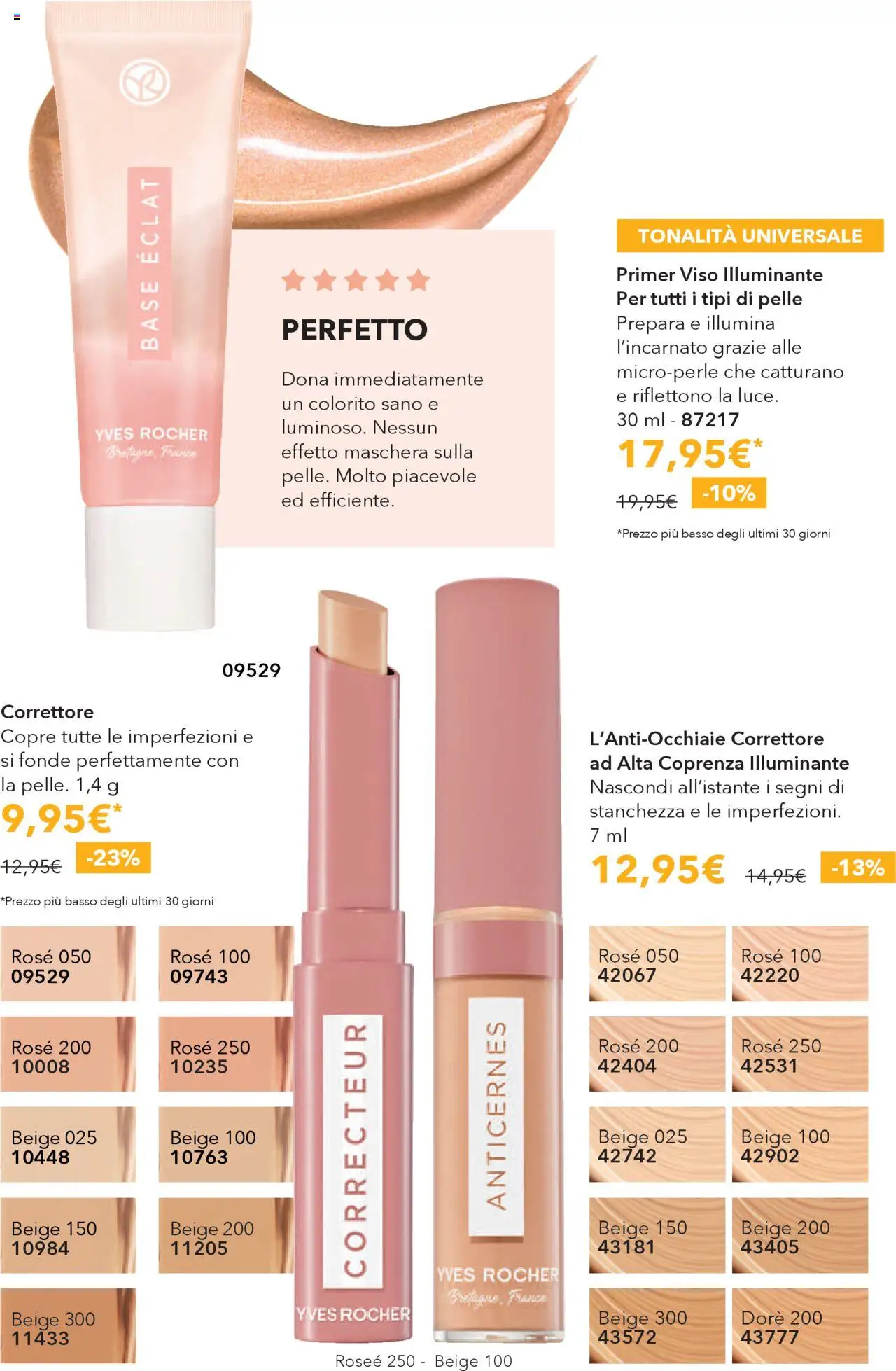 Volantino Yves Rocher del 31.07.2025 | Pagina: 40 | Prodotti: Illuminante, Maschera, Correttore
