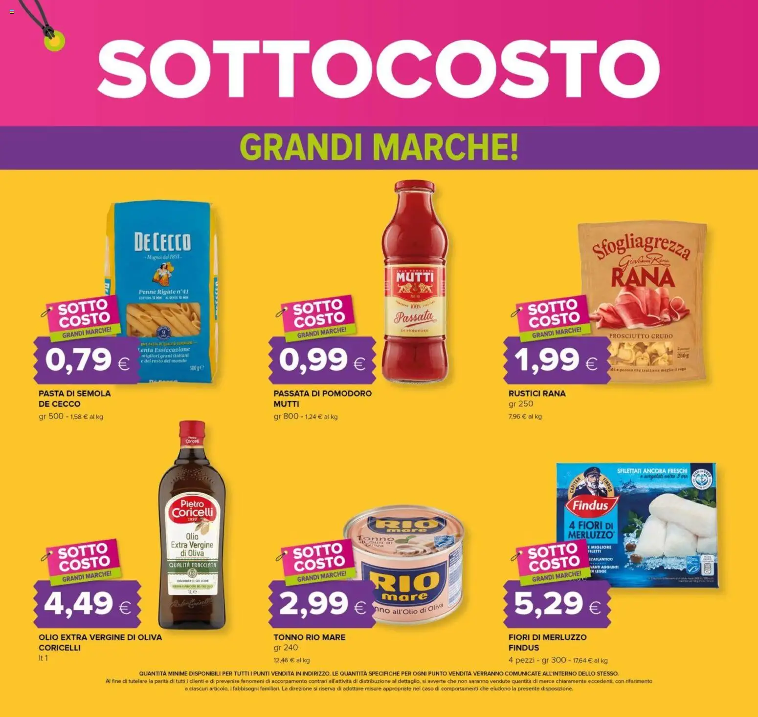 Volantino Tigre del 06.11.2025 | Pagina: 6 | Prodotti: Pasta, Passata di pomodoro, Olio extra vergine, Mutti