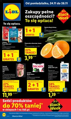 Pogląd oferty "Lidl Black Friday" - ważna od 24.11.2025