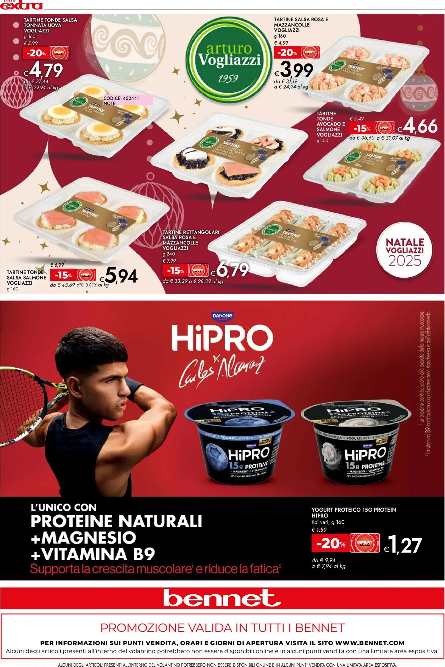 Volantino bennet del 27.12.2025 | Pagina: 8 | Prodotti: Yogurt, Uova, Mazzancolle, Stracciatella