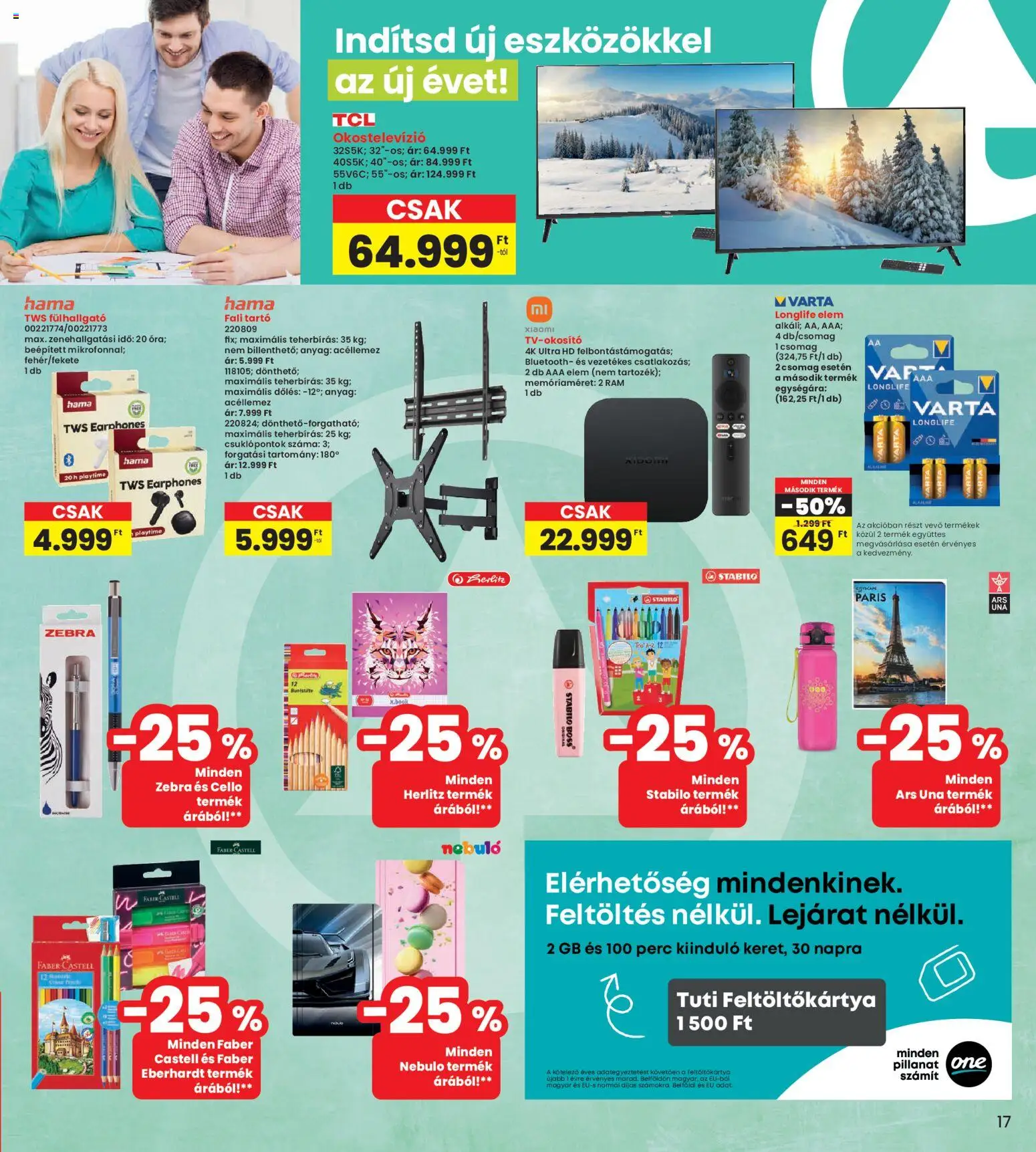 Interspar akciós ujság - amely érvényes a következő dátumtól: 15.01.2026 | Oldal: 17 | Termékek: Fülhallgató, Xiaomi