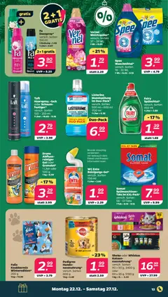 Netto Prospekt 	 ab 22.12.2025 gültig | Seite: 13 | Produkte: Sheba, Mango, Whiskas, Listerine