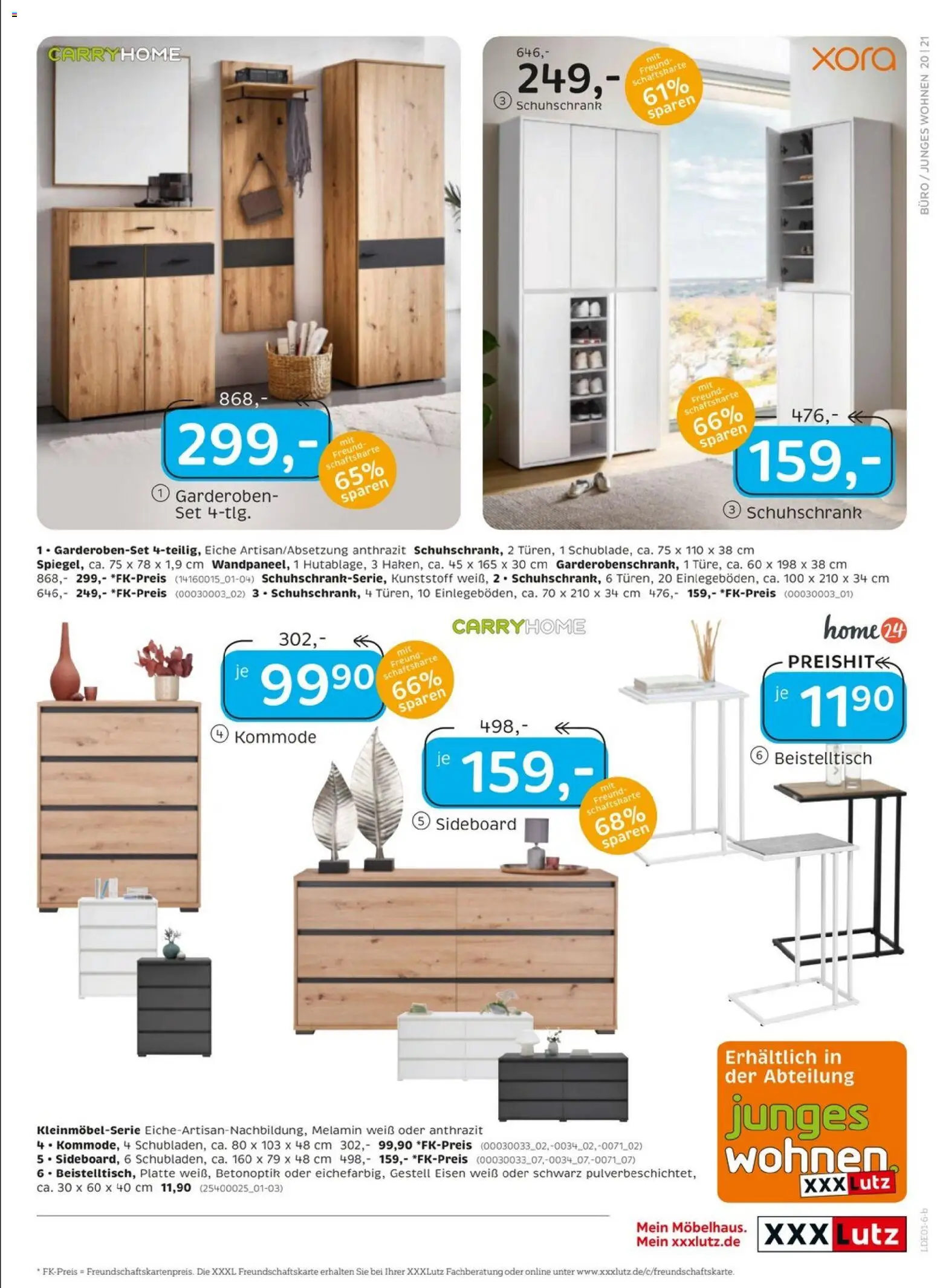 XXXL Lutz Prospekt 	 – gültig ab 02.01.2026 | Seite: 21 | Produkte: Sideboard, Beistelltisch, Kommode