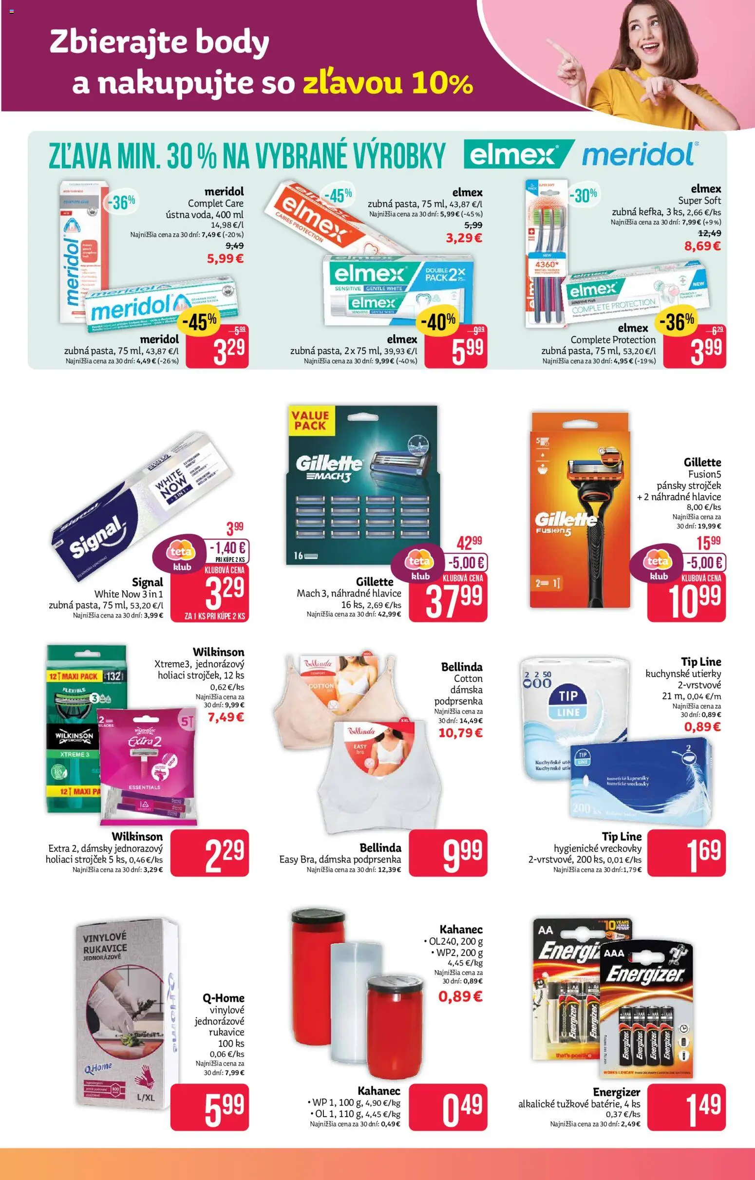 Nové Teta drogerie akcie – leták je platný od 02.03.2026 | Strana: 9 | Produkty: Strojček, Holiaci strojček, Rukavice