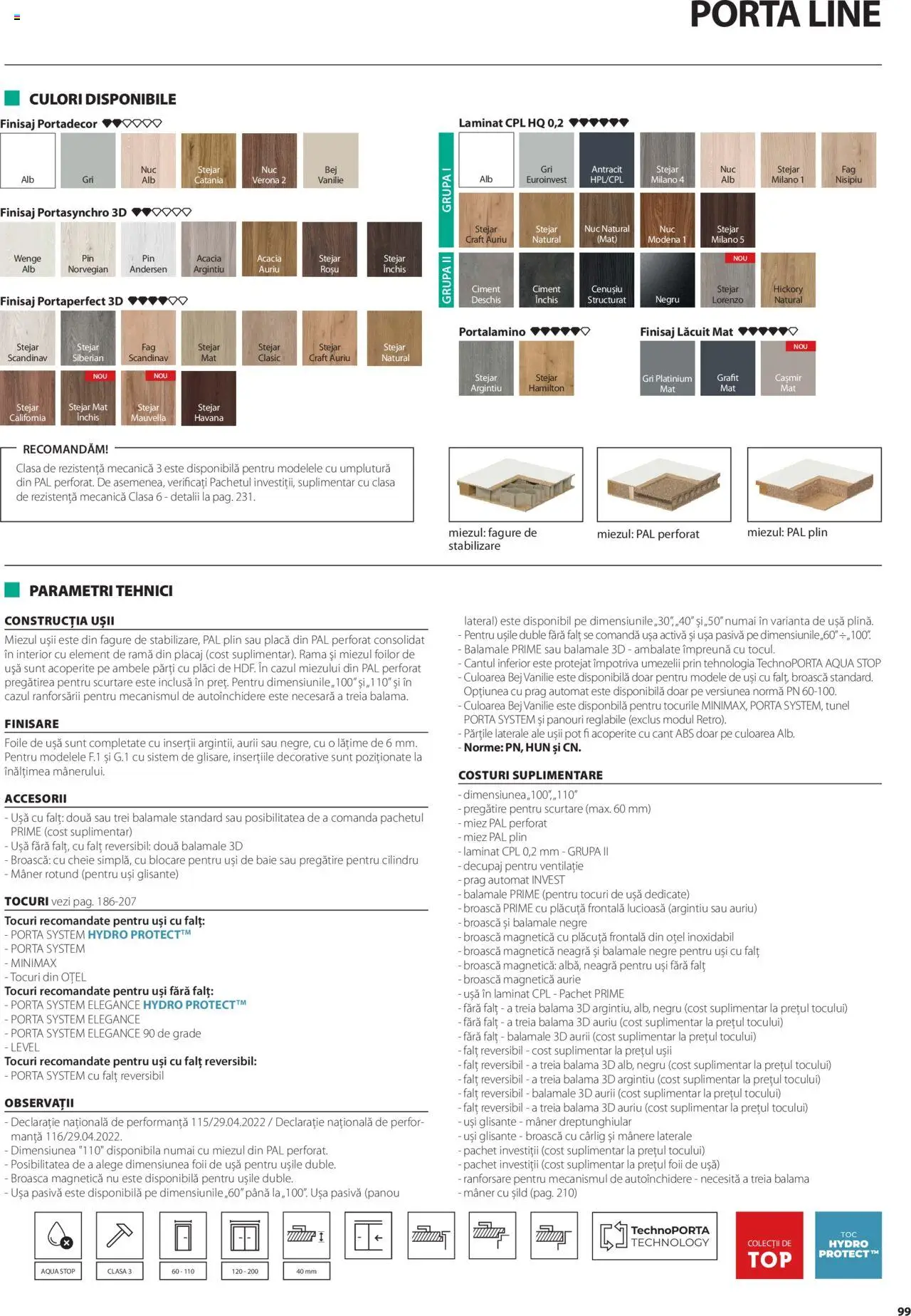 Noul catalog Proges – valabil de la 01.05.2025 | Pagină: 99 | Produse: Mâner, Ușă